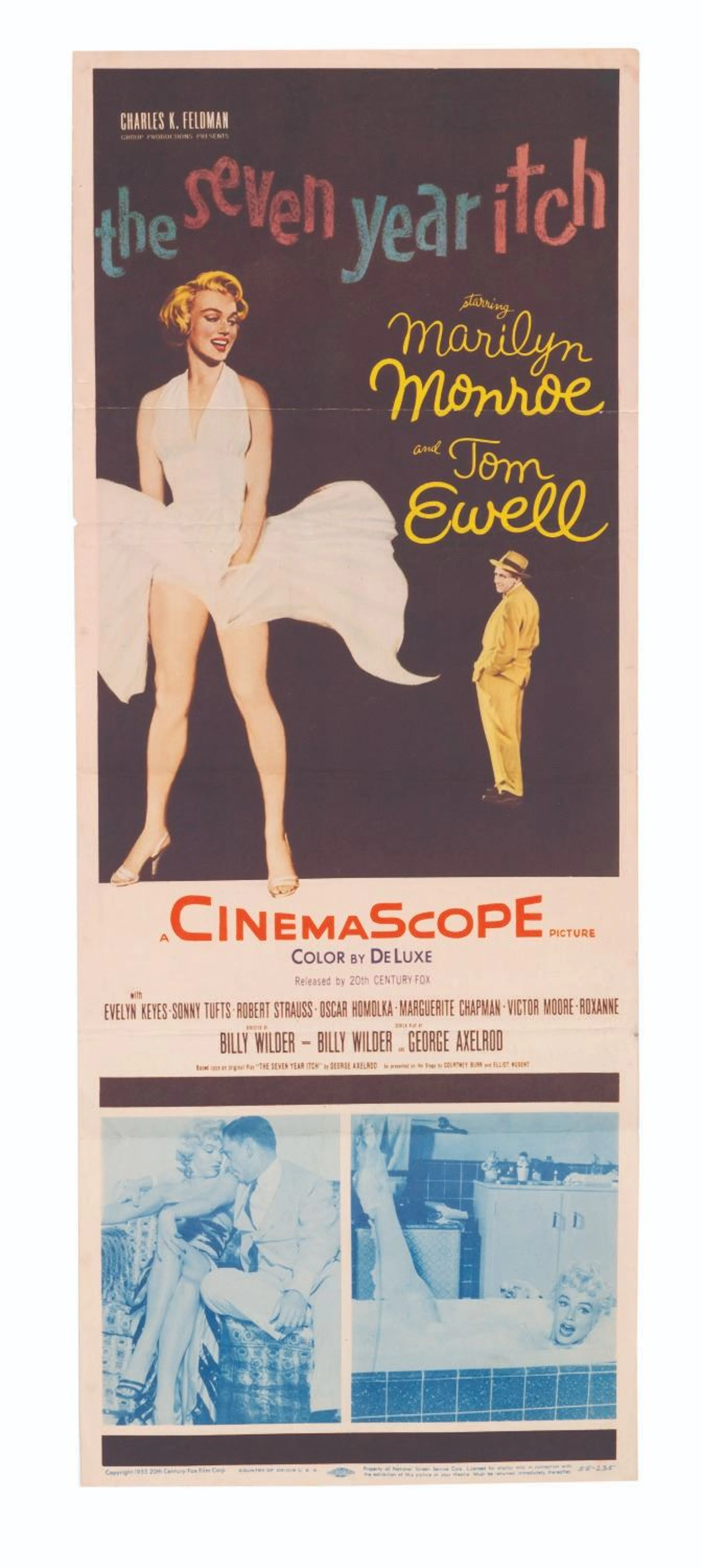 A "The Seven Year Itch" Insert Poster.