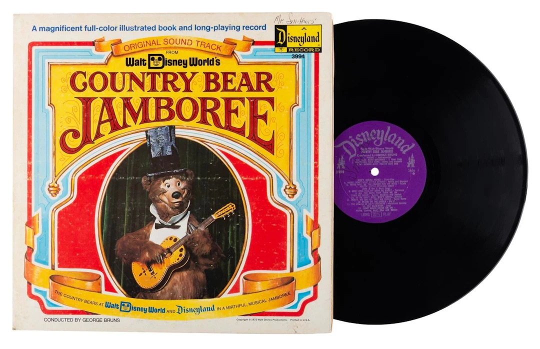 A "Country Bear Jamboree" Record and Book.