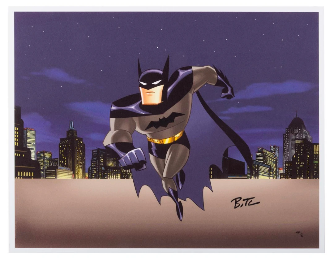 A Signed Batman “I Am the Night” Justice League Limited Giclee Print.