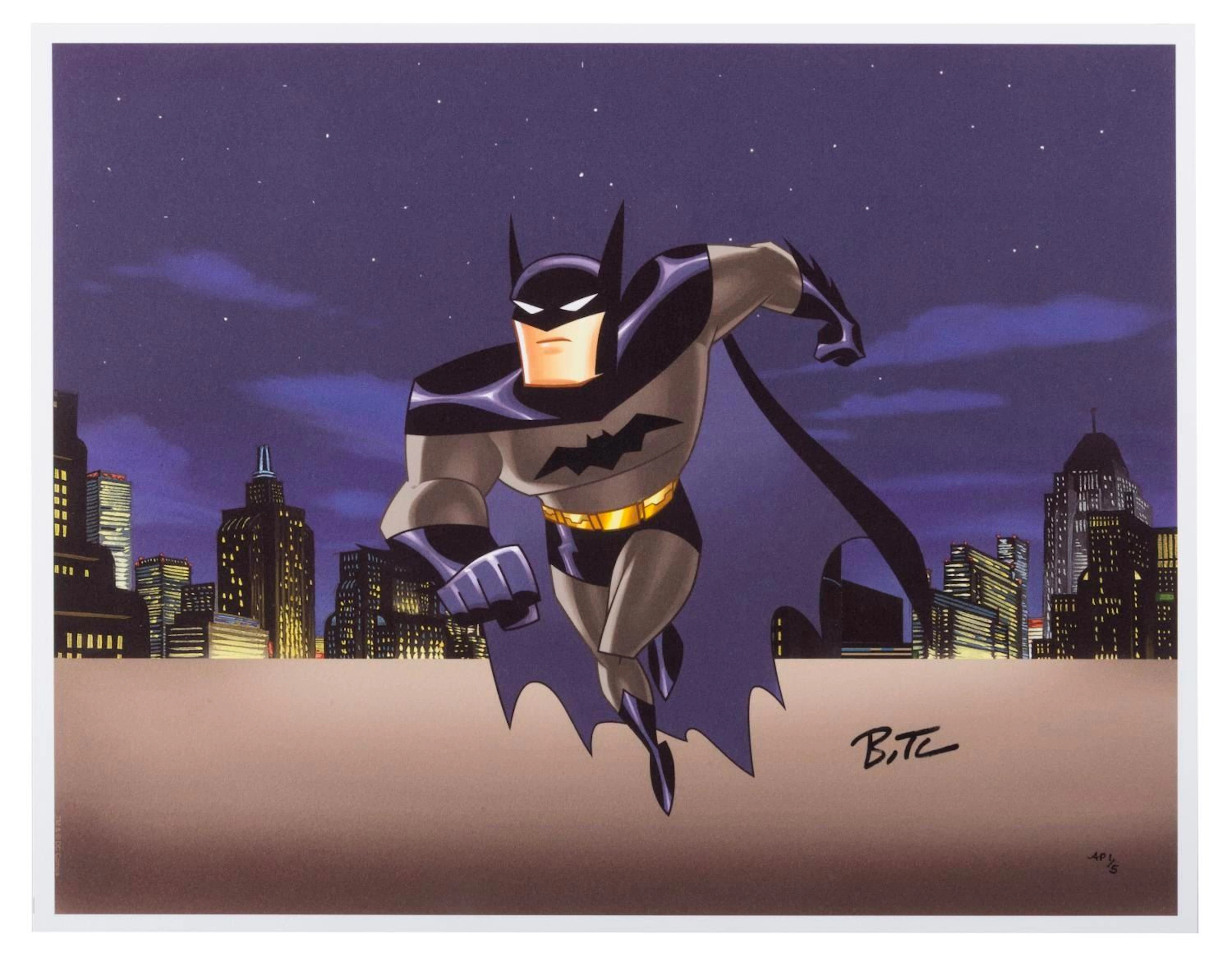 A Signed Batman “I Am the Night” Justice League Limited Giclee Print.