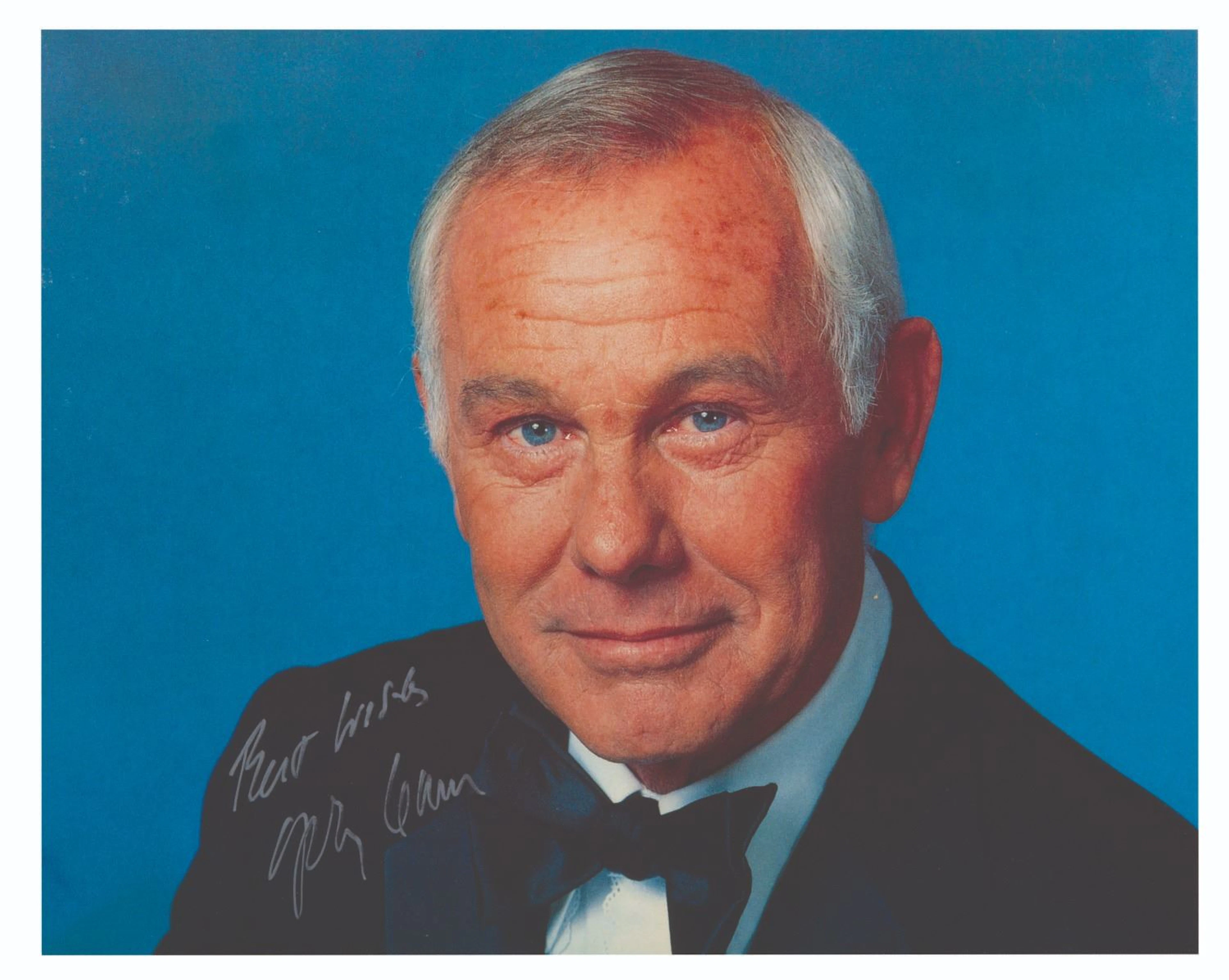 A Johnny Carson Signed Publicity Photo.