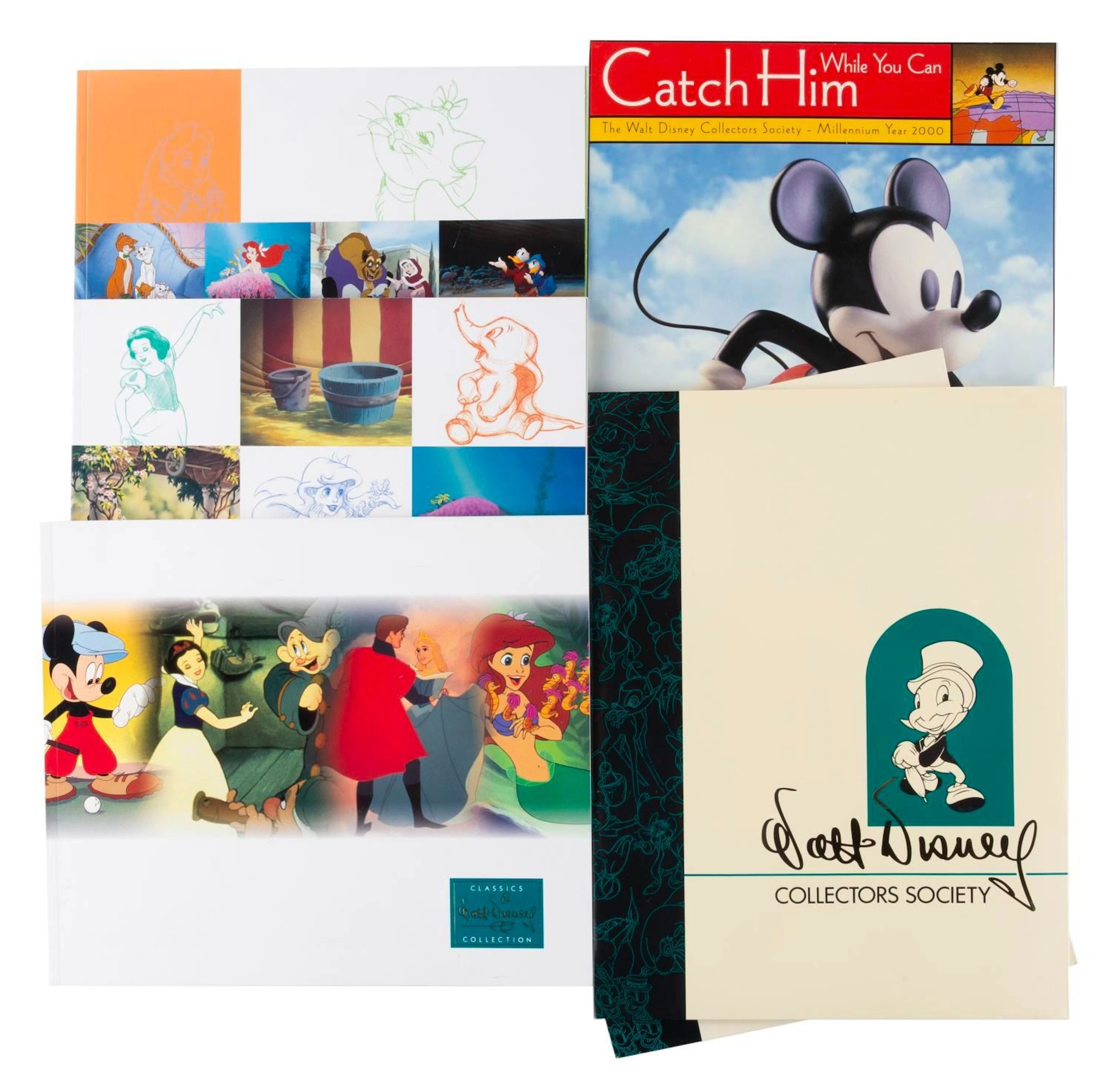 A Trio of Walt Disney Collectors Society Member Packets.