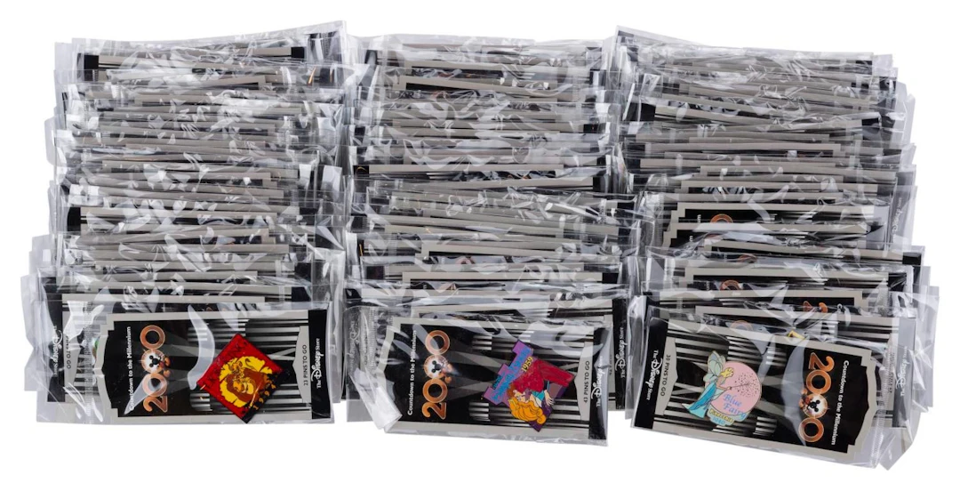 A Complete "Countdown to the Millennium" Pin Set.