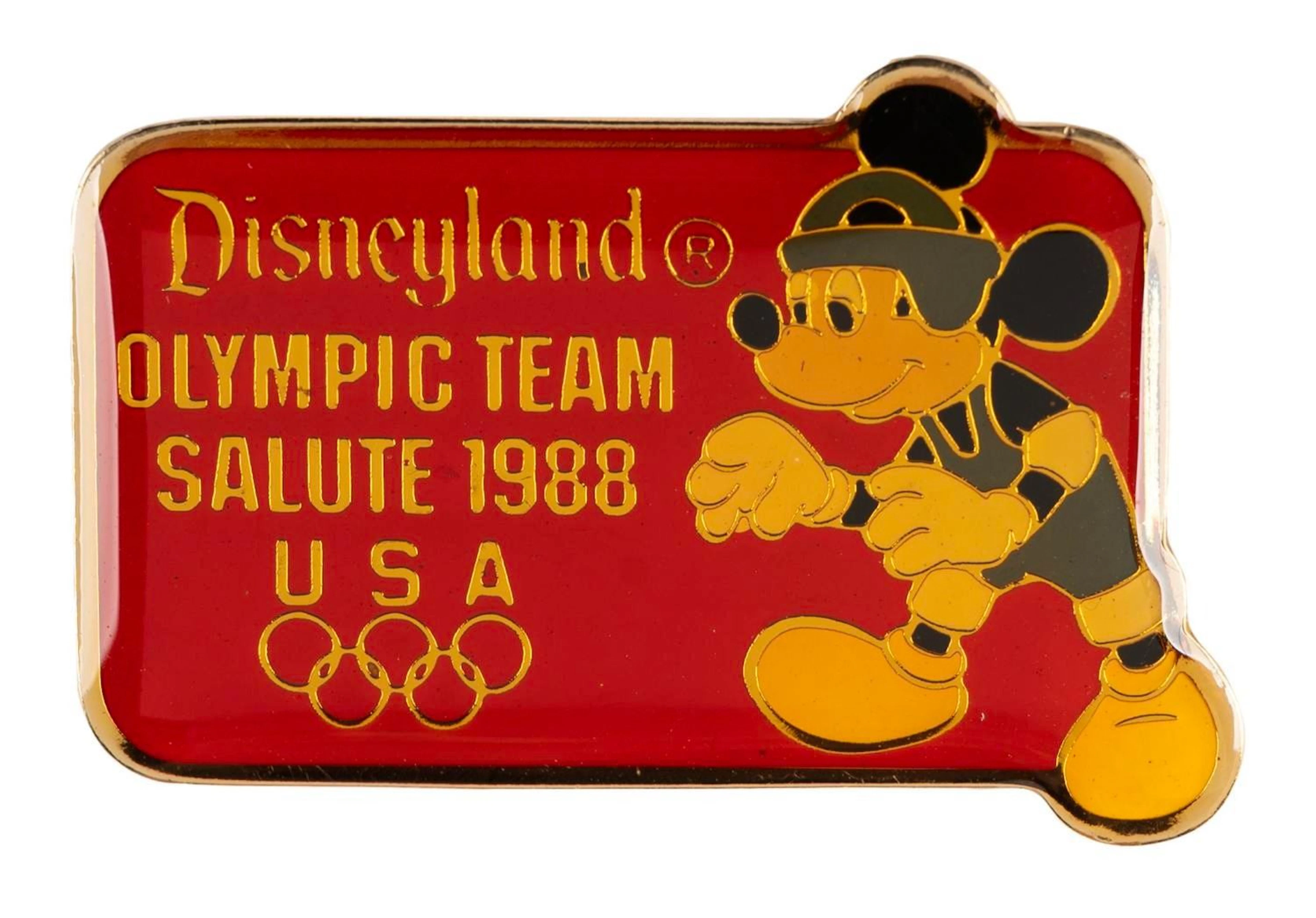 A Mickey Mouse Olympic Wrestling Pin.