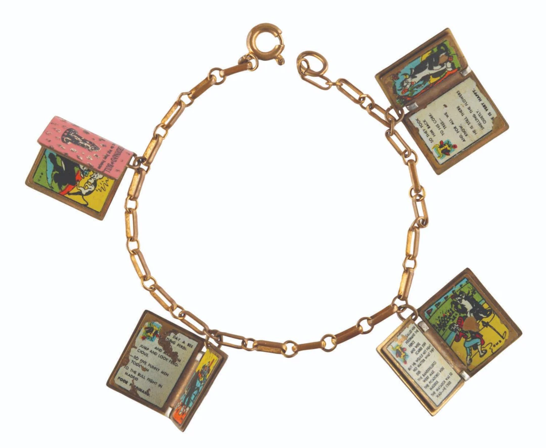 A "Ferdinand the Bull" Charm Bracelet.