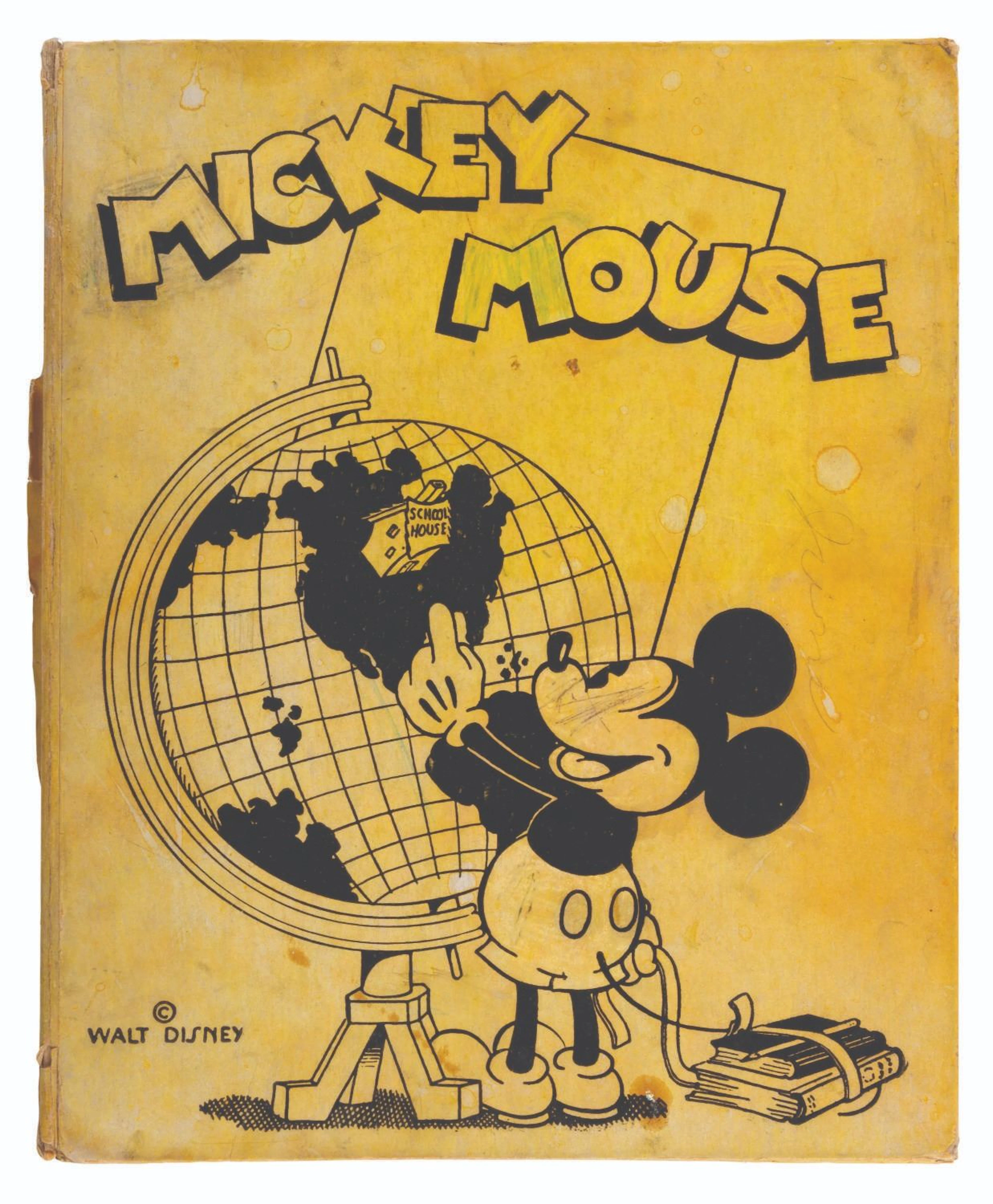 A Rare Early Mickey Mouse Binder.