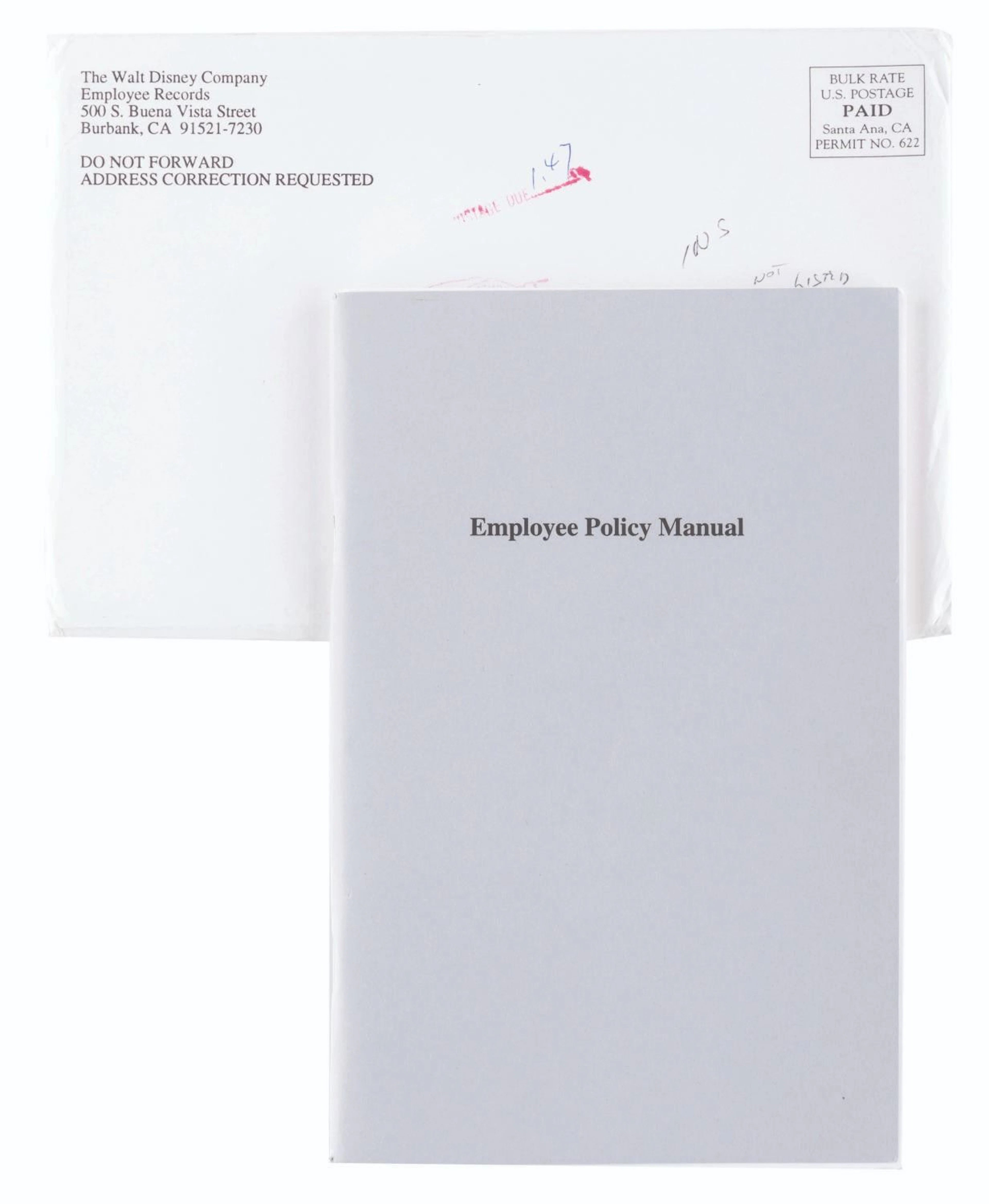 A Walt Disney Company Employee Policy Manual.