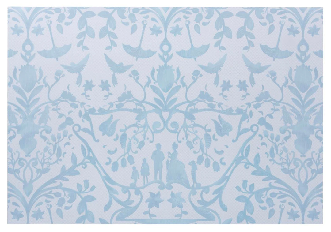 A Sheet of Grand Floridian "Mary Poppins" Wallpaper.