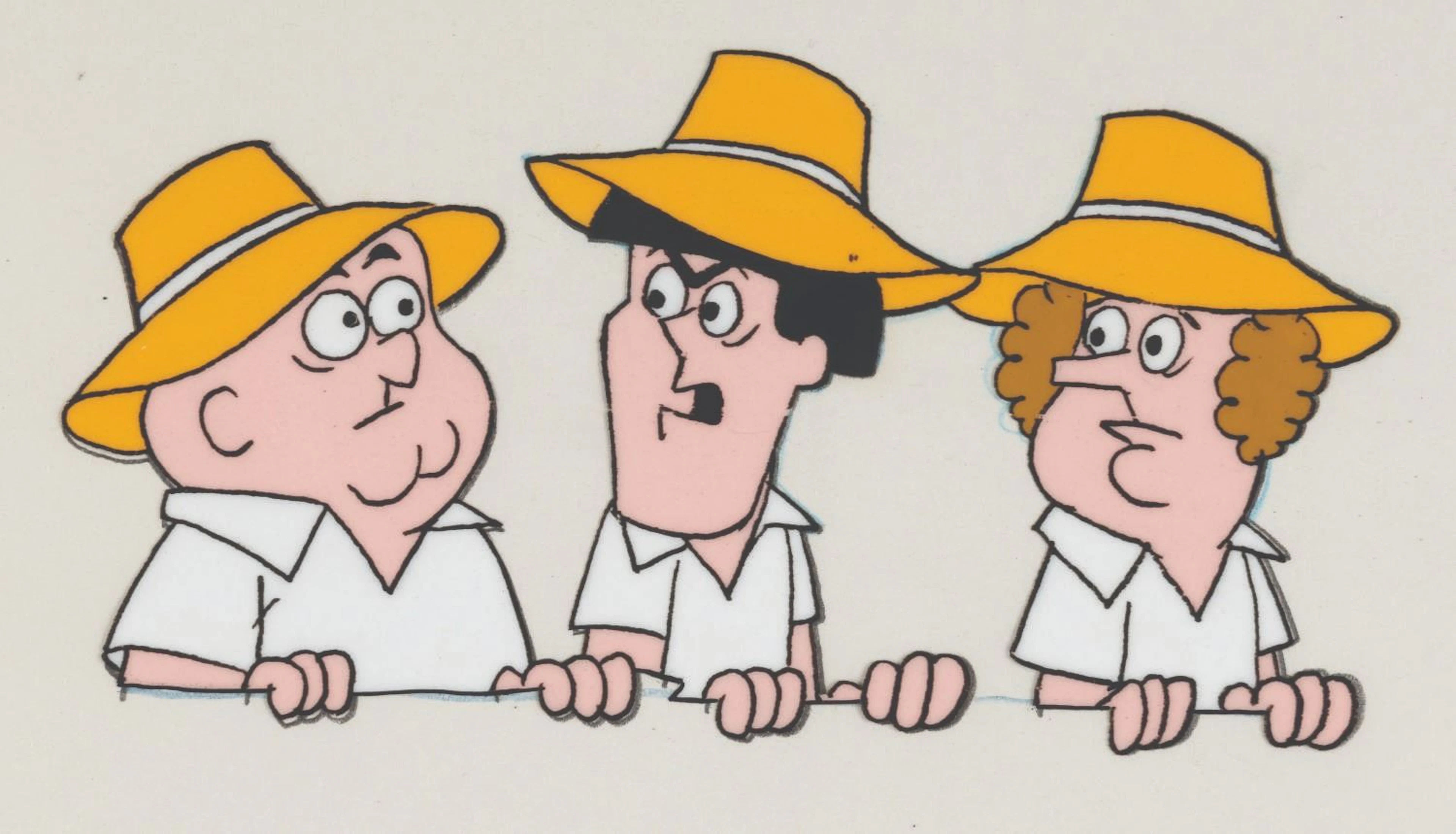 A "The New 3 Stooges" Original Production Cel.