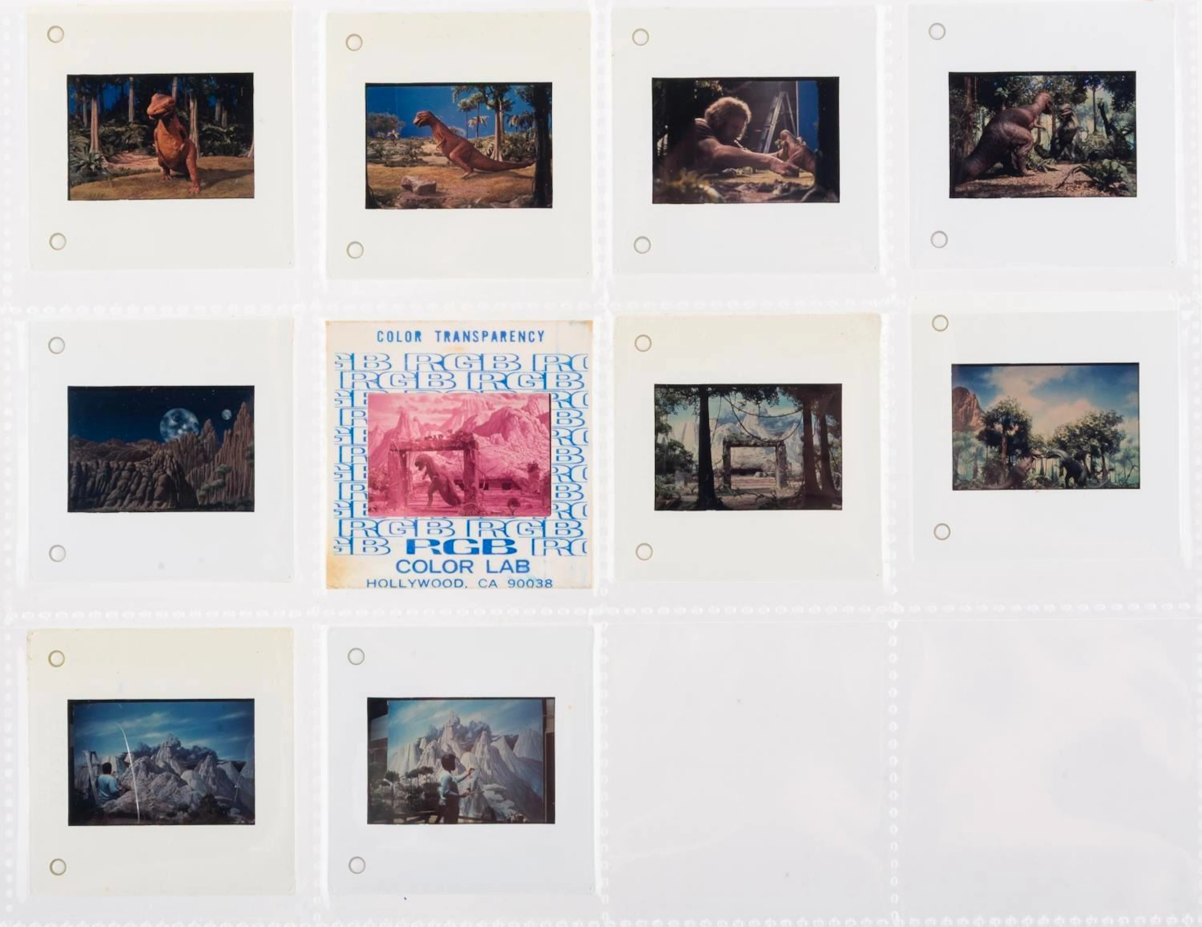 Publicity Slides from "Land of the Lost."