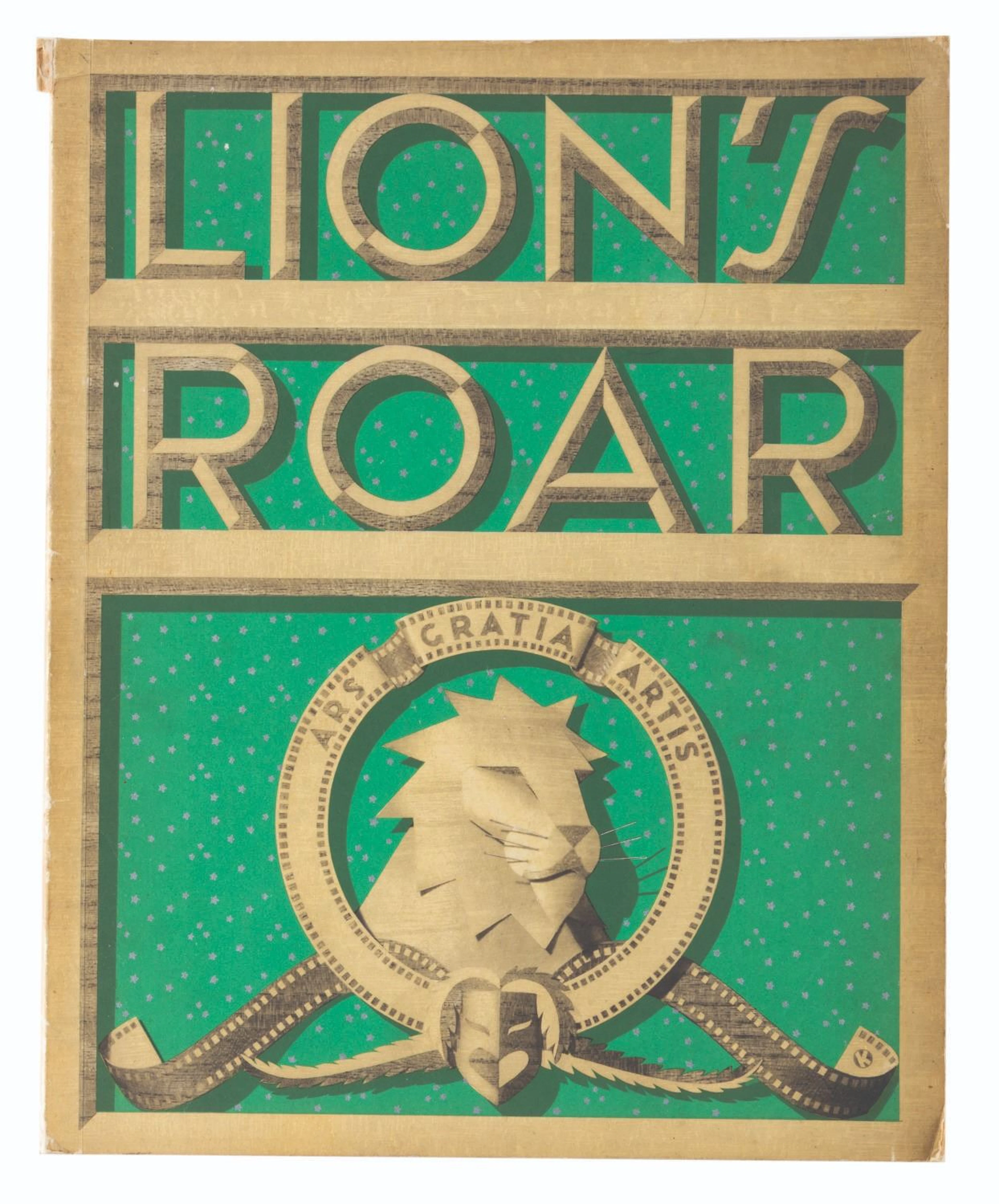 A Rare MGM Lion's Roar Magazine.