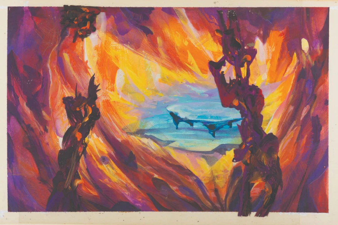 A Walt Peregoy "Tiny Toon Adventures" Background Concept.