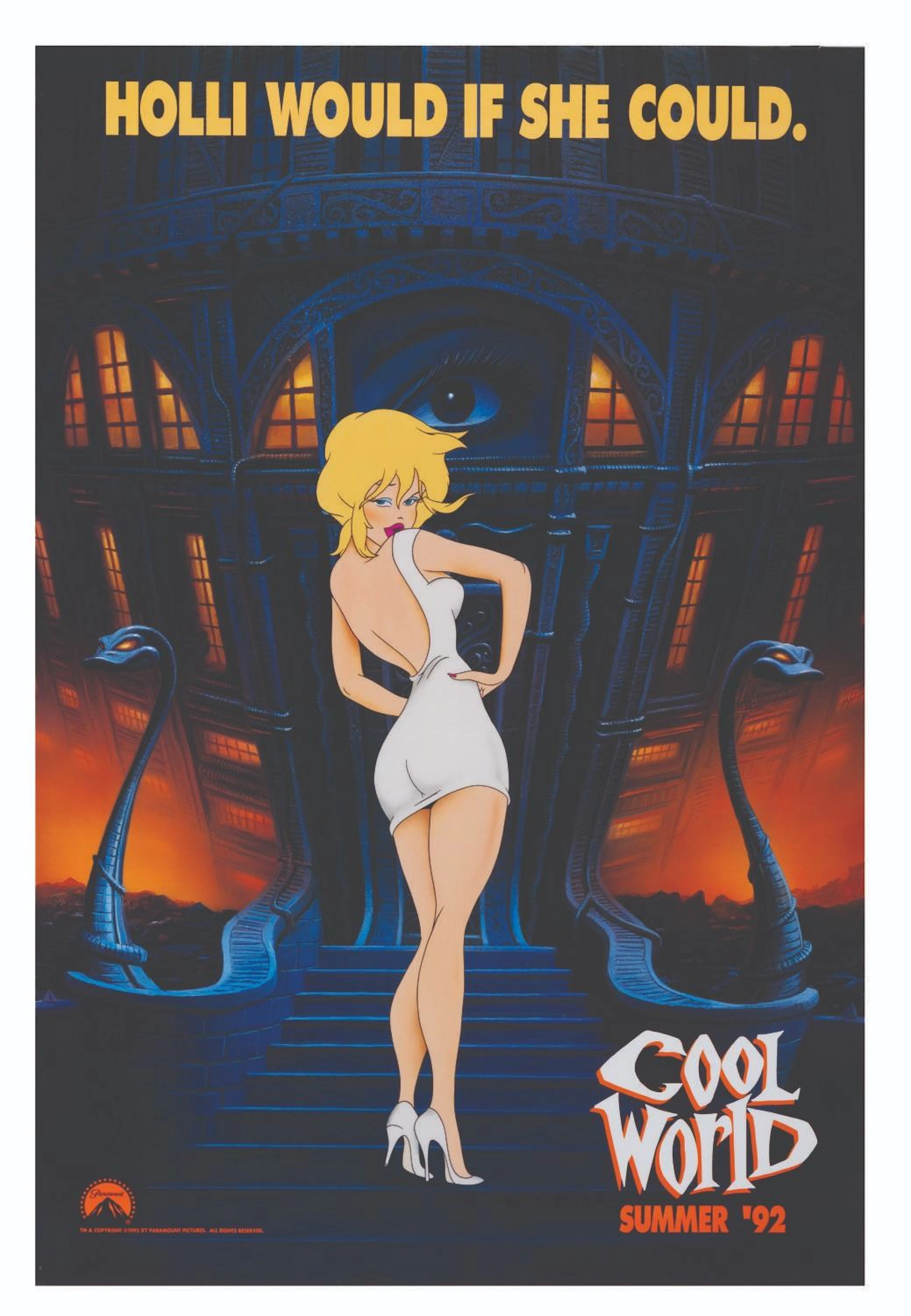 A "Cool World" Advance One-Sheet.