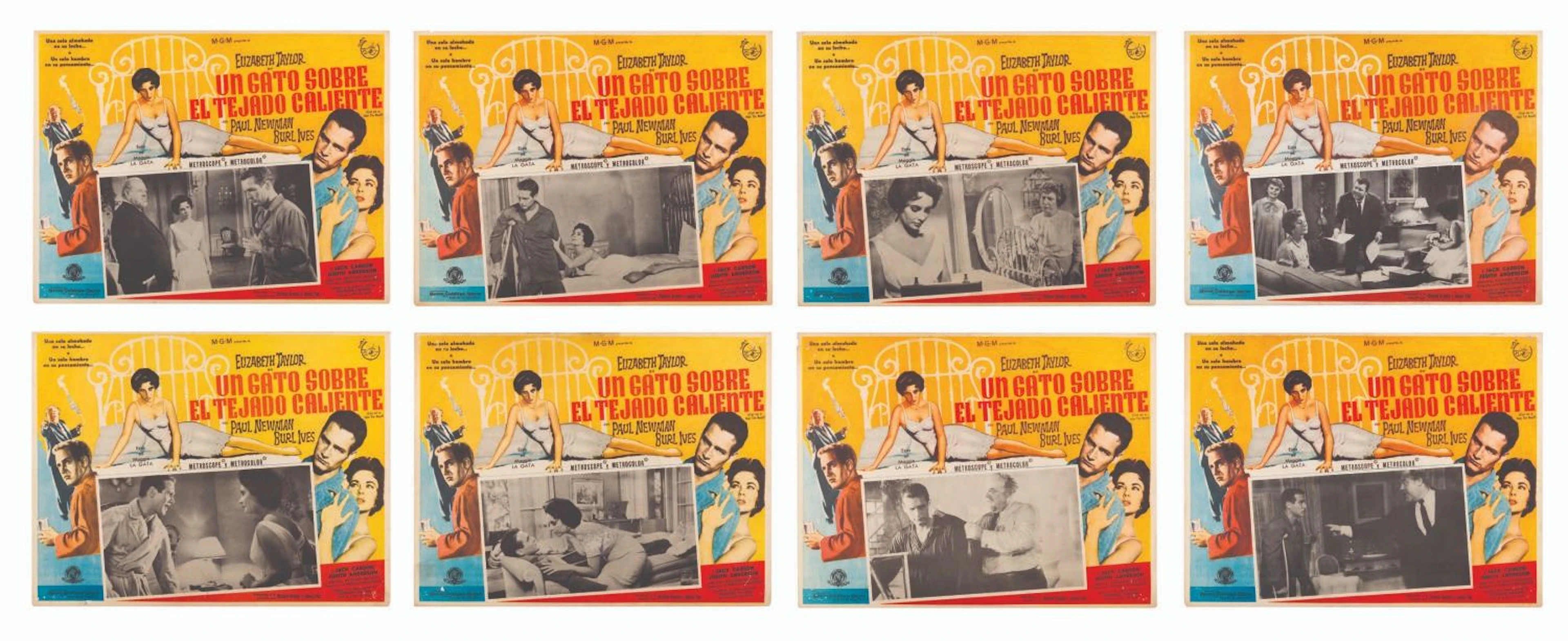 A "Cat on a Hot Tin Roof" Spanish Lobby Card Collection.
