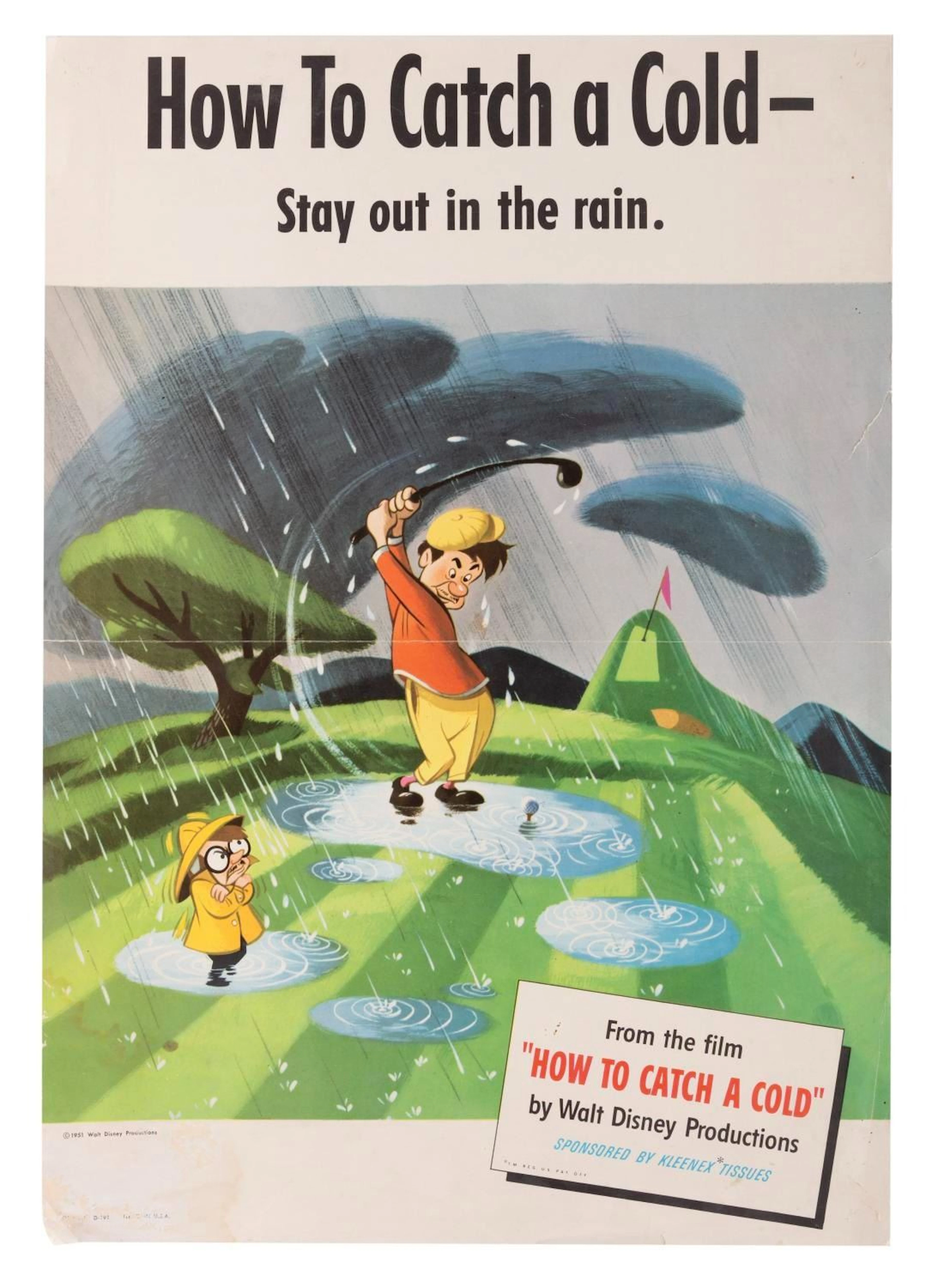 A Stay Out In The Rain “How to Catch a Cold” Promotional Poster.