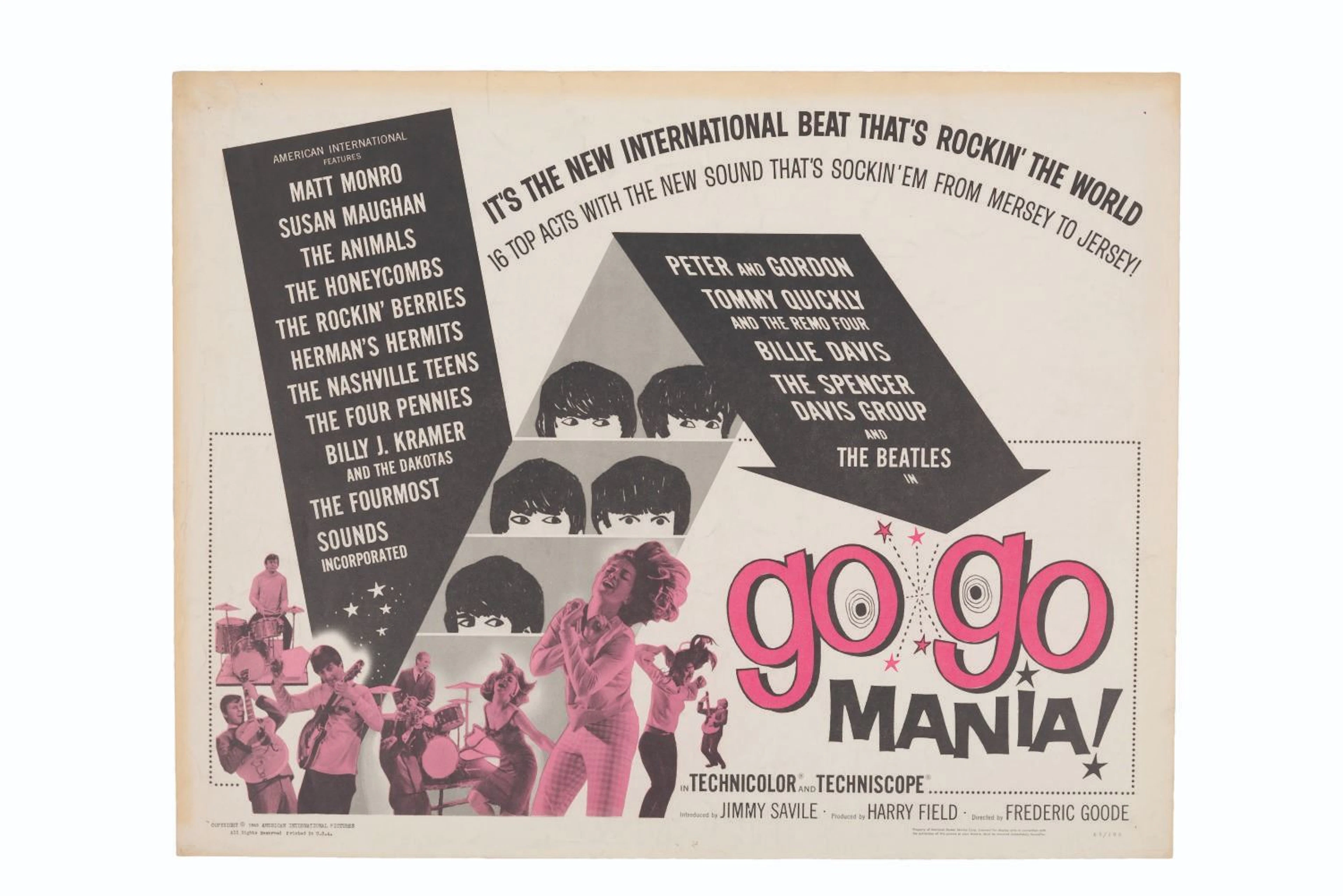 A"Go Go Mania" Half-Sheet.