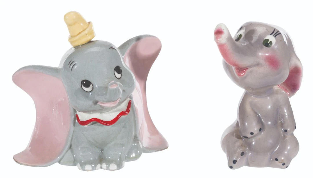 A Pair of "Dumbo" Figurines.