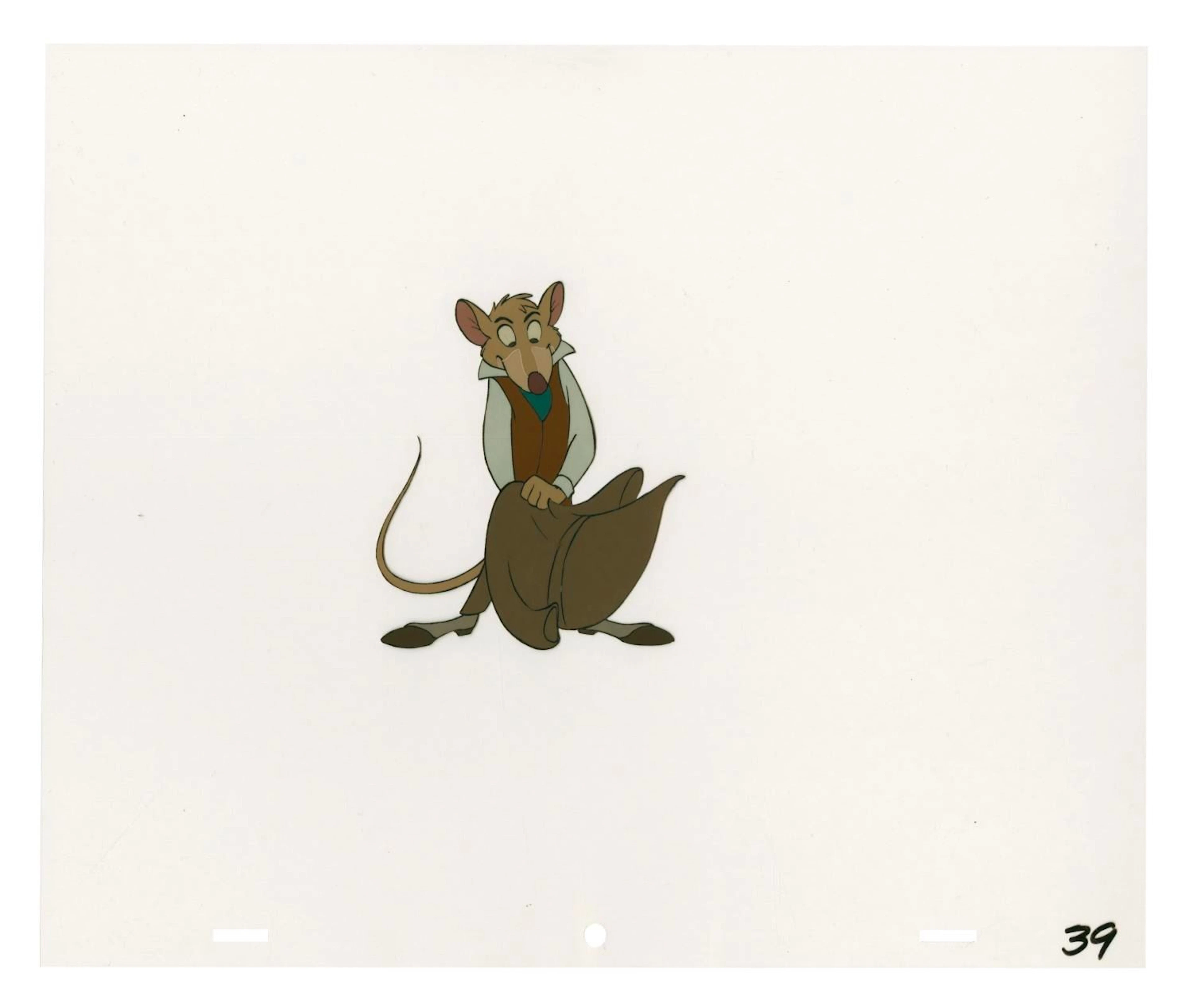 A “The Great Mouse Detective” Basil Production Cel.