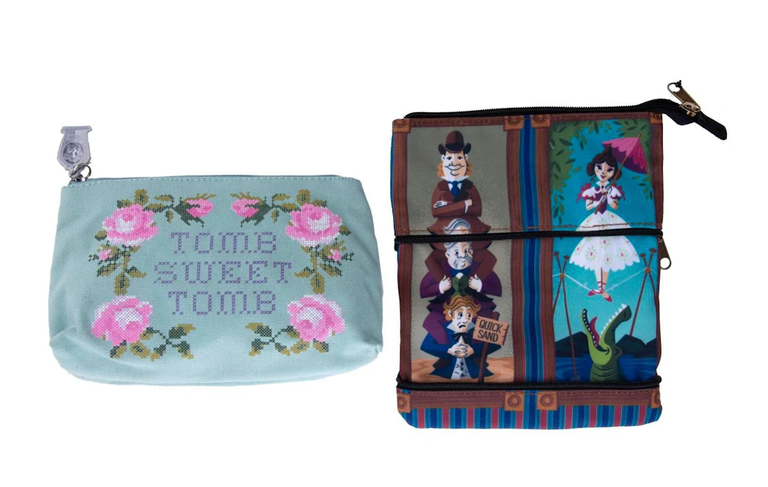 A Pair of Haunted Mansion-Themed Makeup Bags.