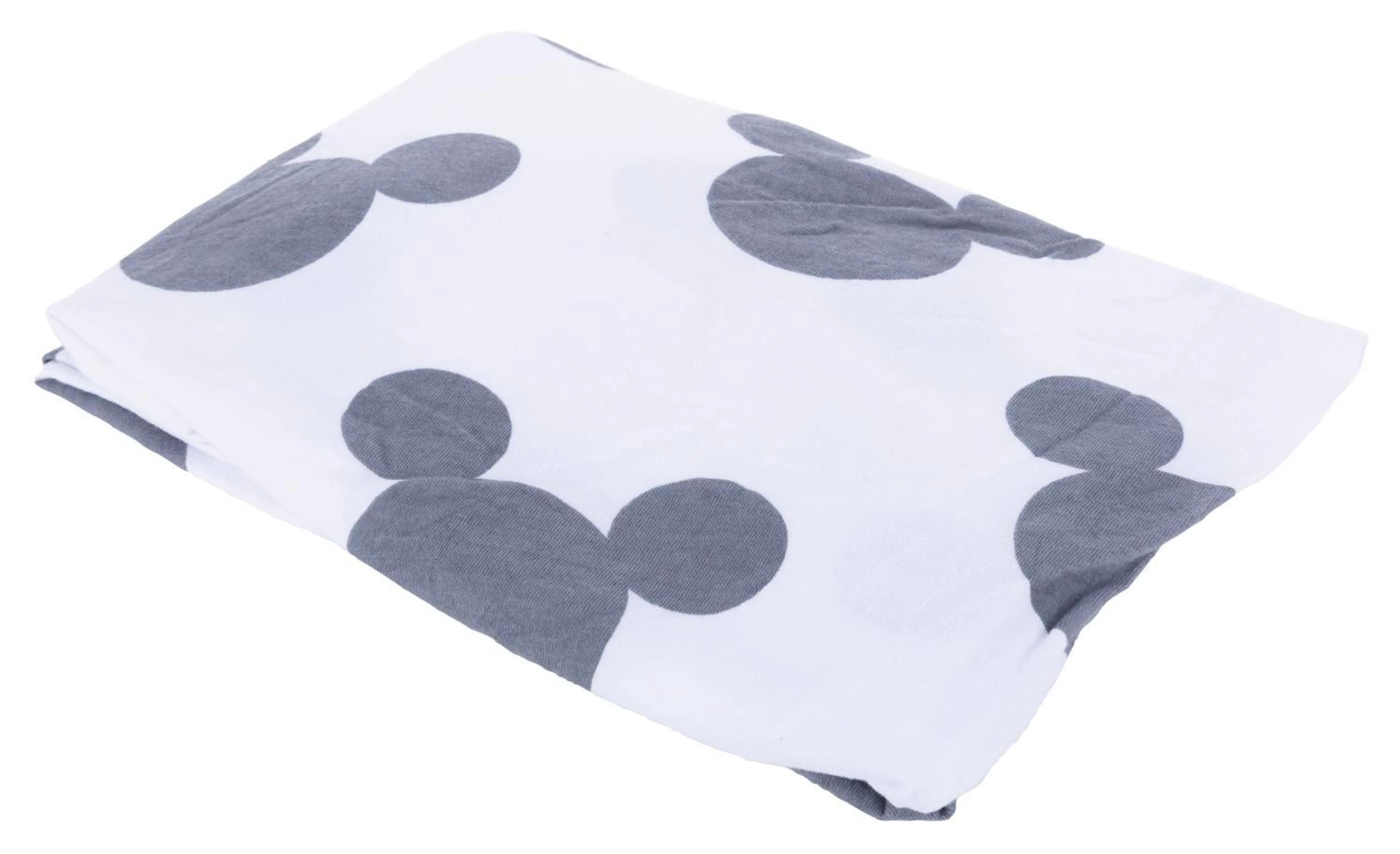 A Walt Disney World Mickey Mouse Crib Sheet.