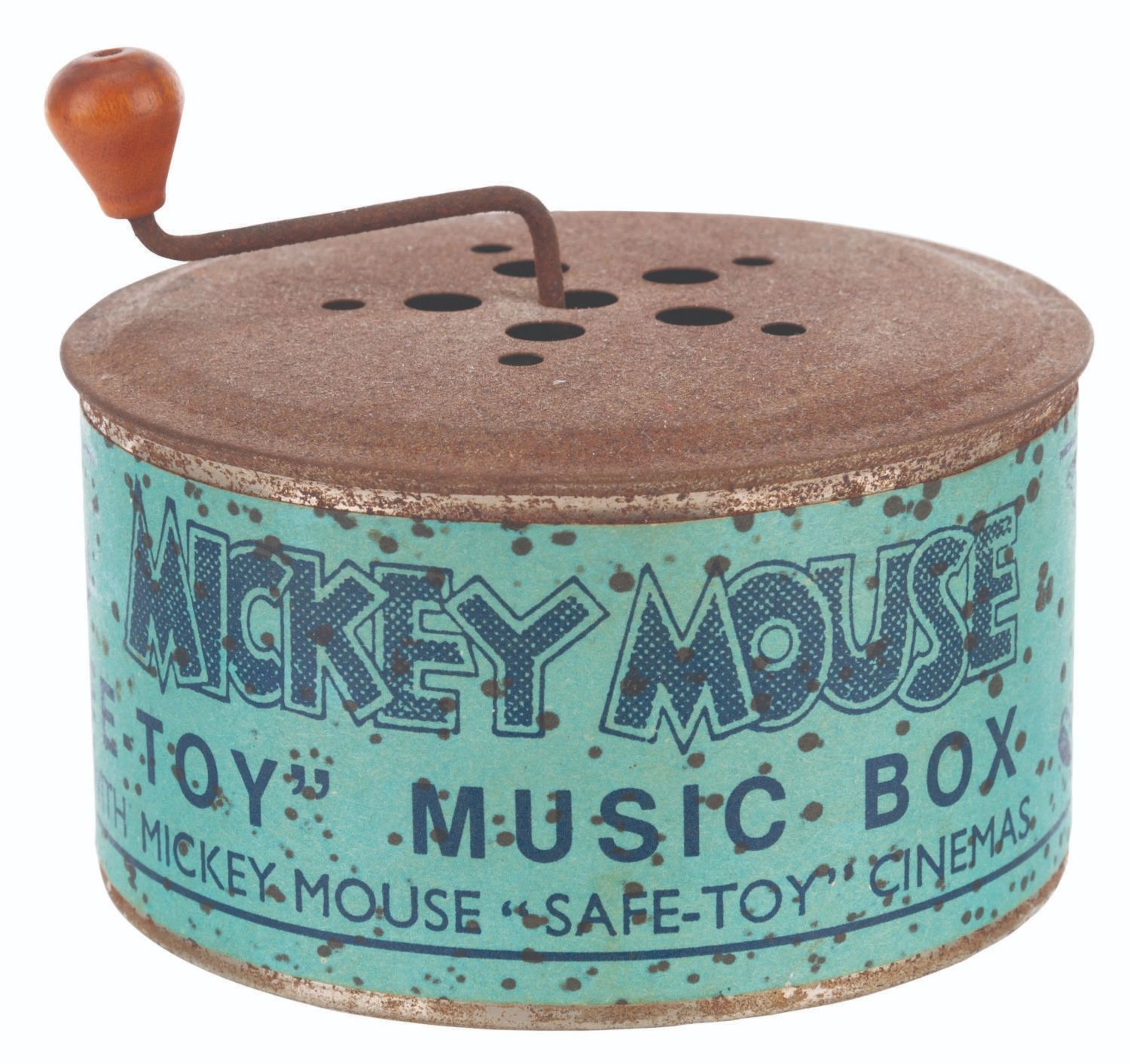 A Mickey Mouse Safe-Toy Music Box.