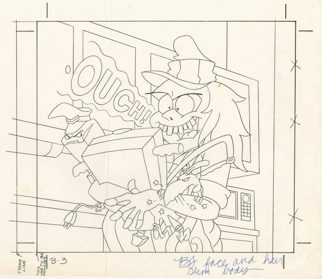 View-Master Slide "Beetlejuice" Development Artwork.