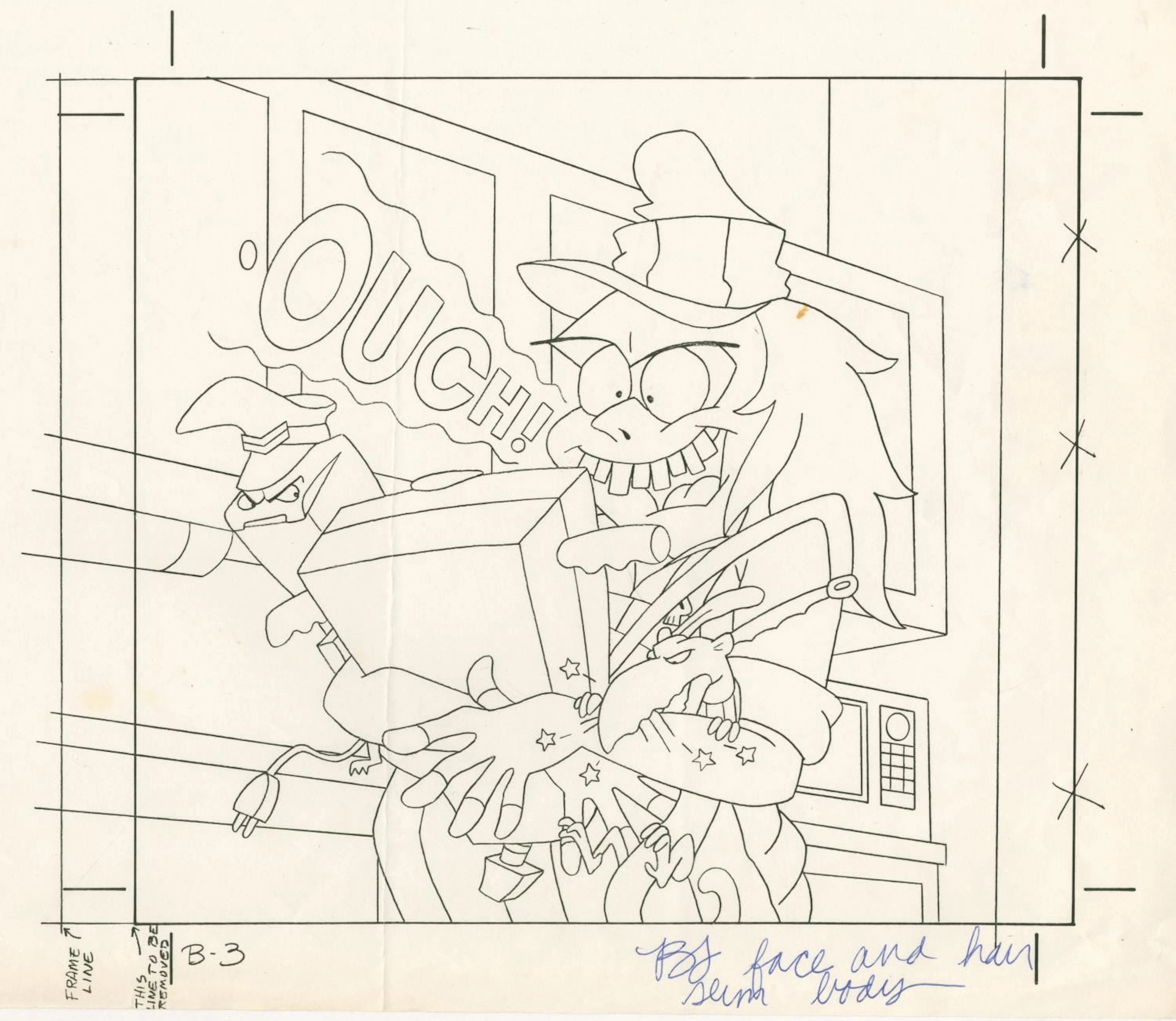 View-Master Slide "Beetlejuice" Development Artwork.