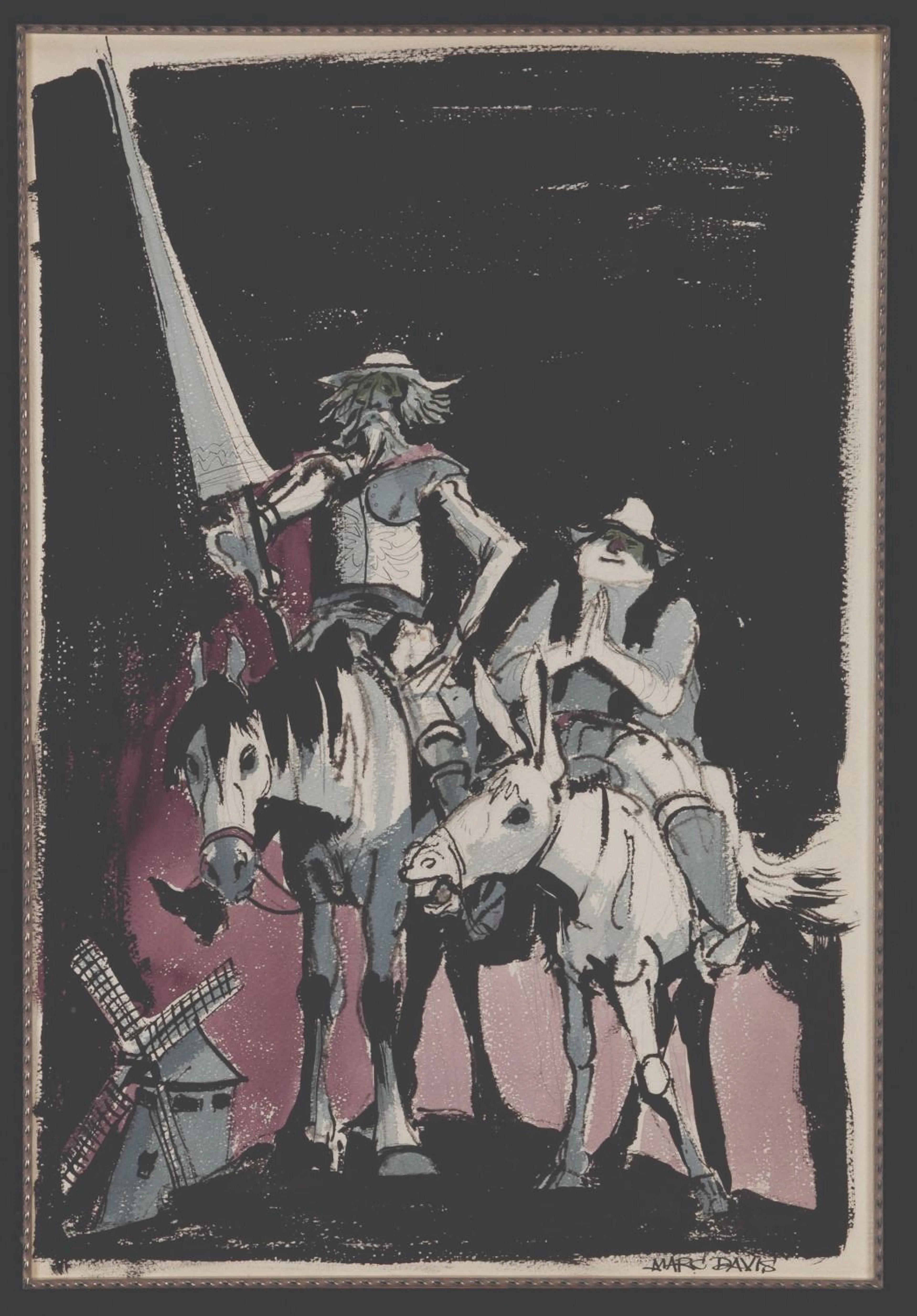 A Marc Davis Don Quixote Concept Painting.