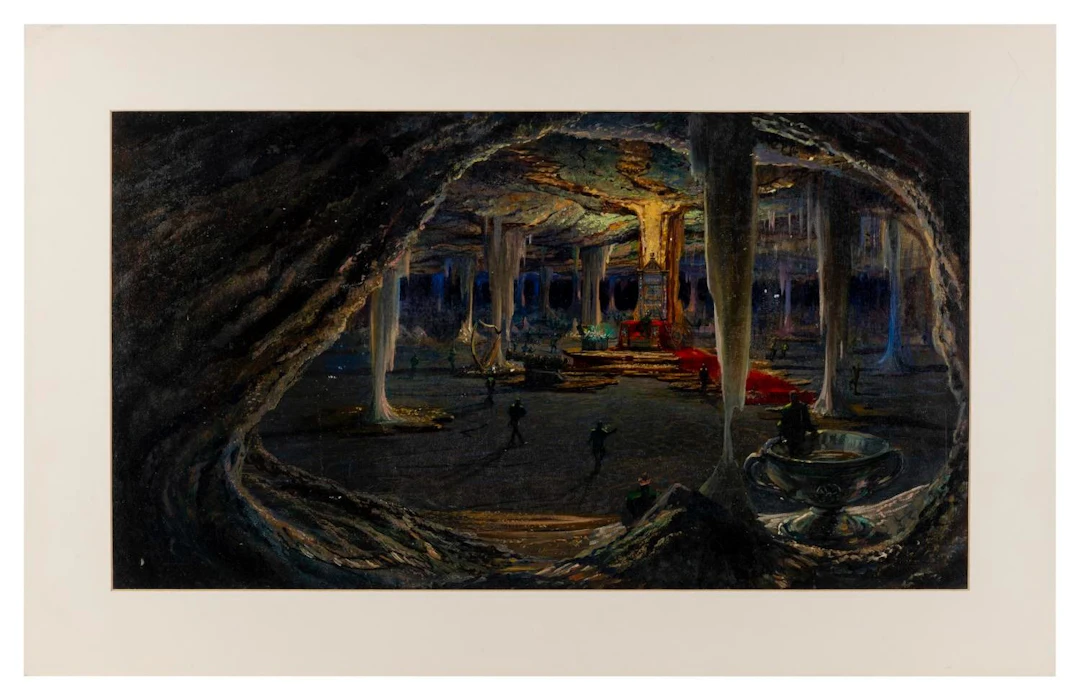 A Darby O'Gill Concept Painting by Ellenshaw.