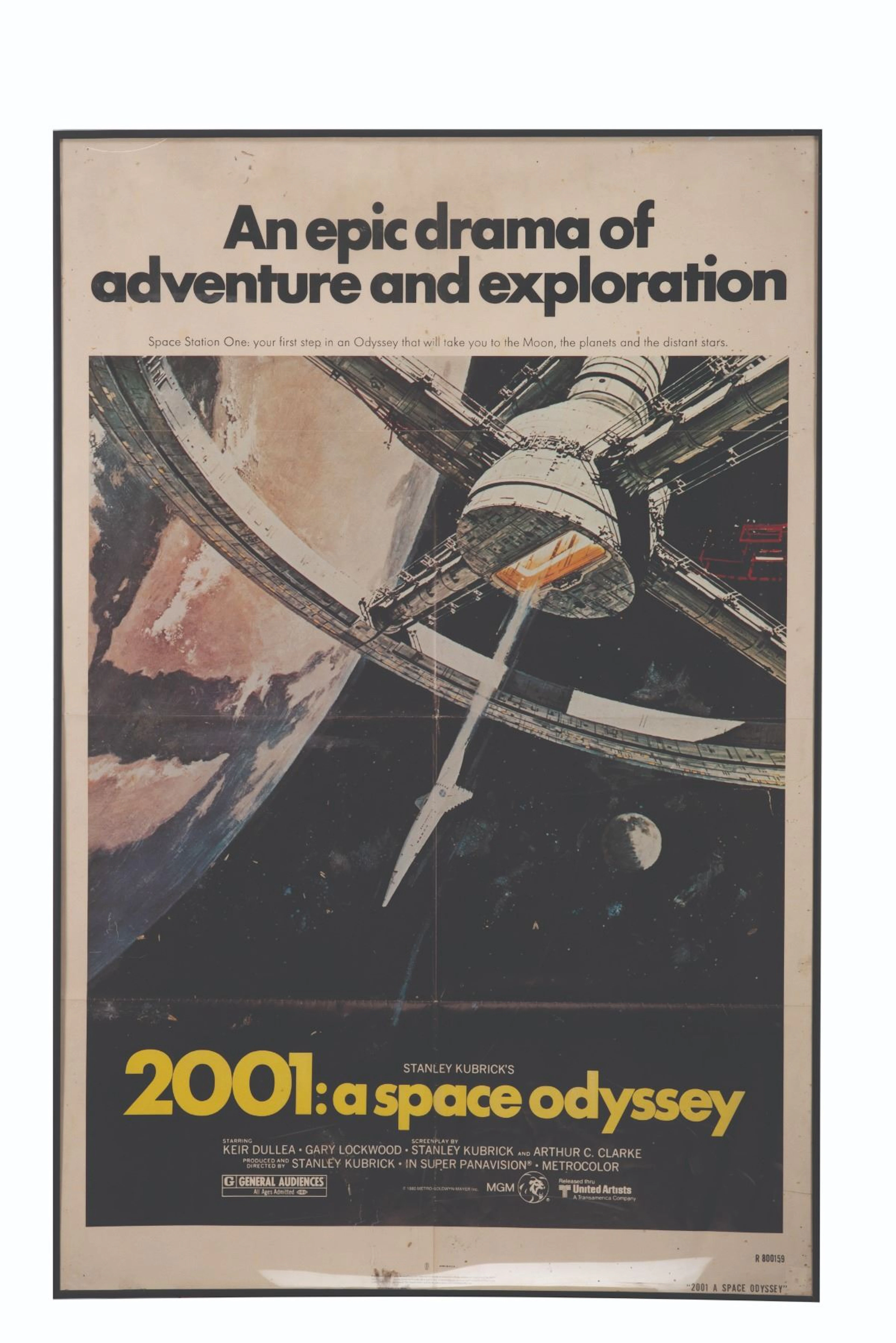 A "2001: A Space Odyssey" One-Sheet Poster.