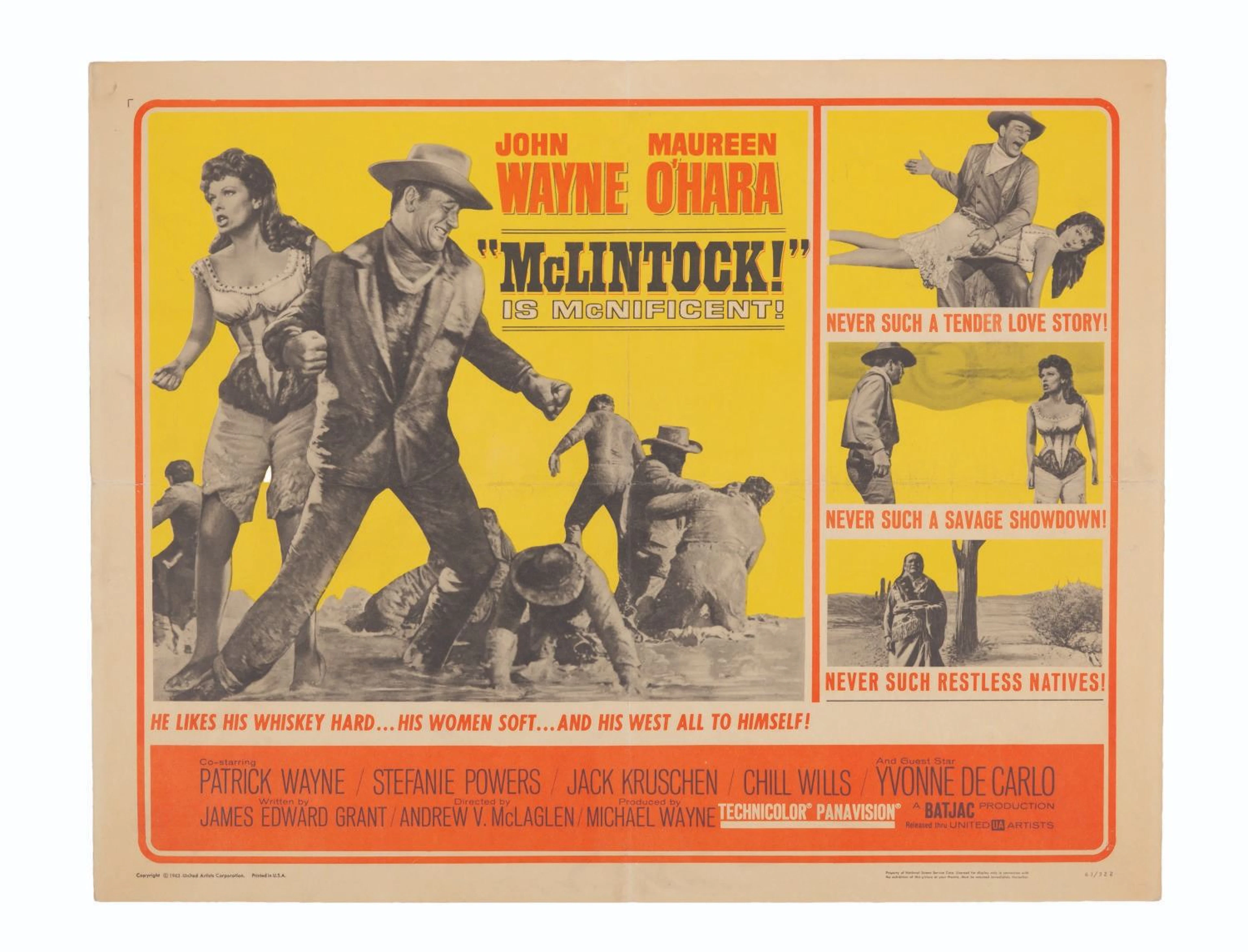 A"McLintock!" Half-Sheet.