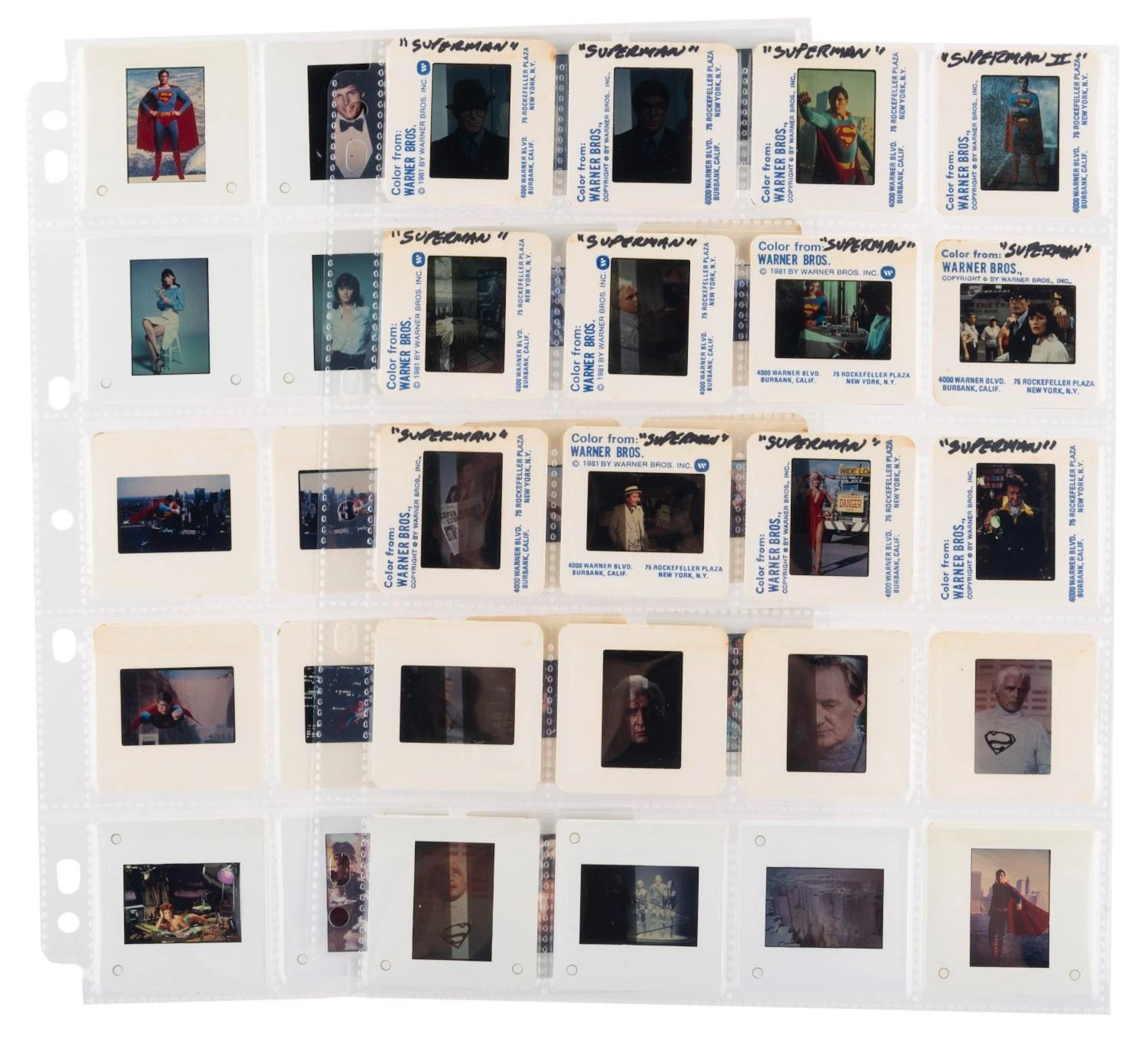 A “Superman: The Movie” Slide Collection.