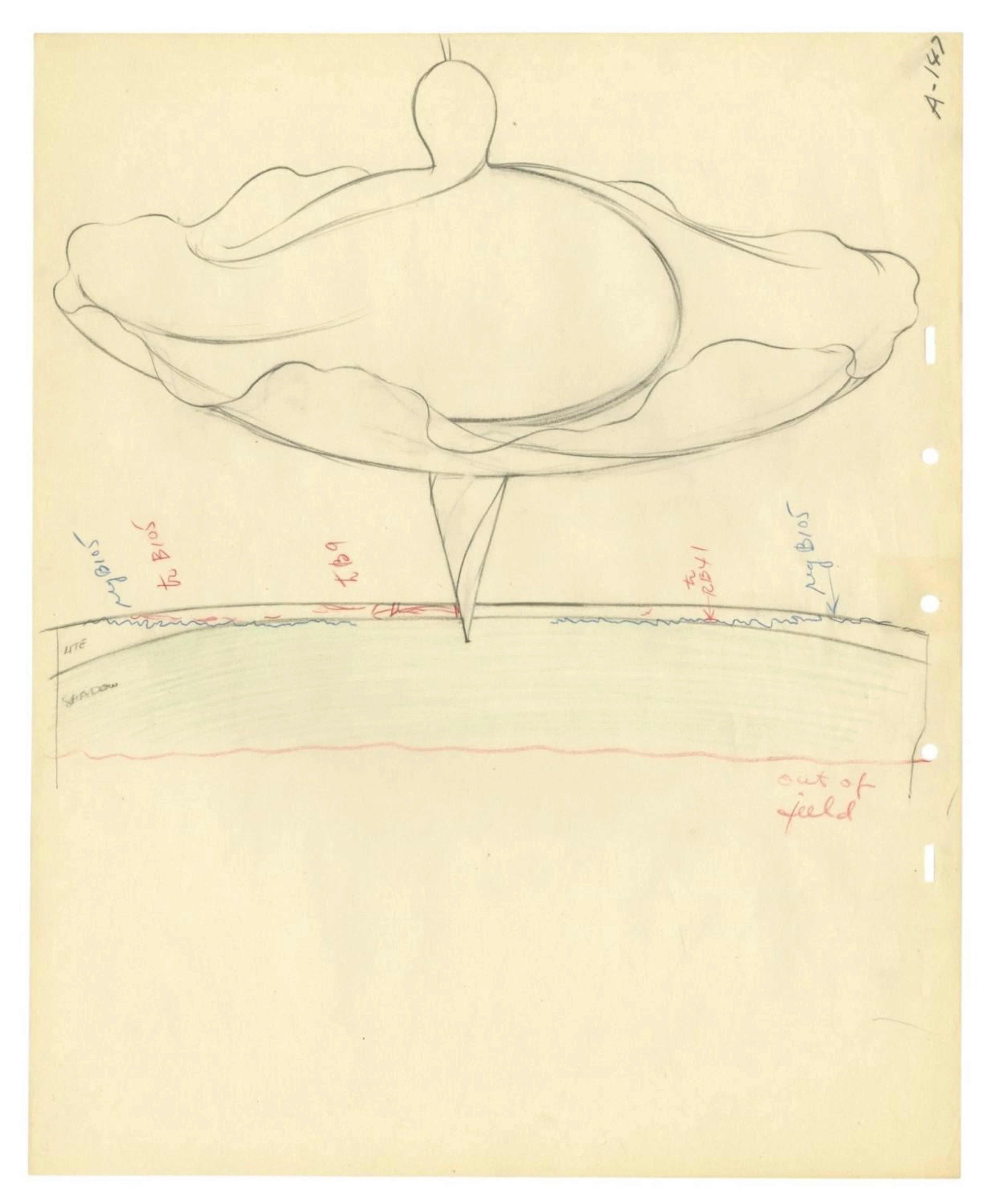 A “Fantasia” Nutcracker Suite Production Drawing.