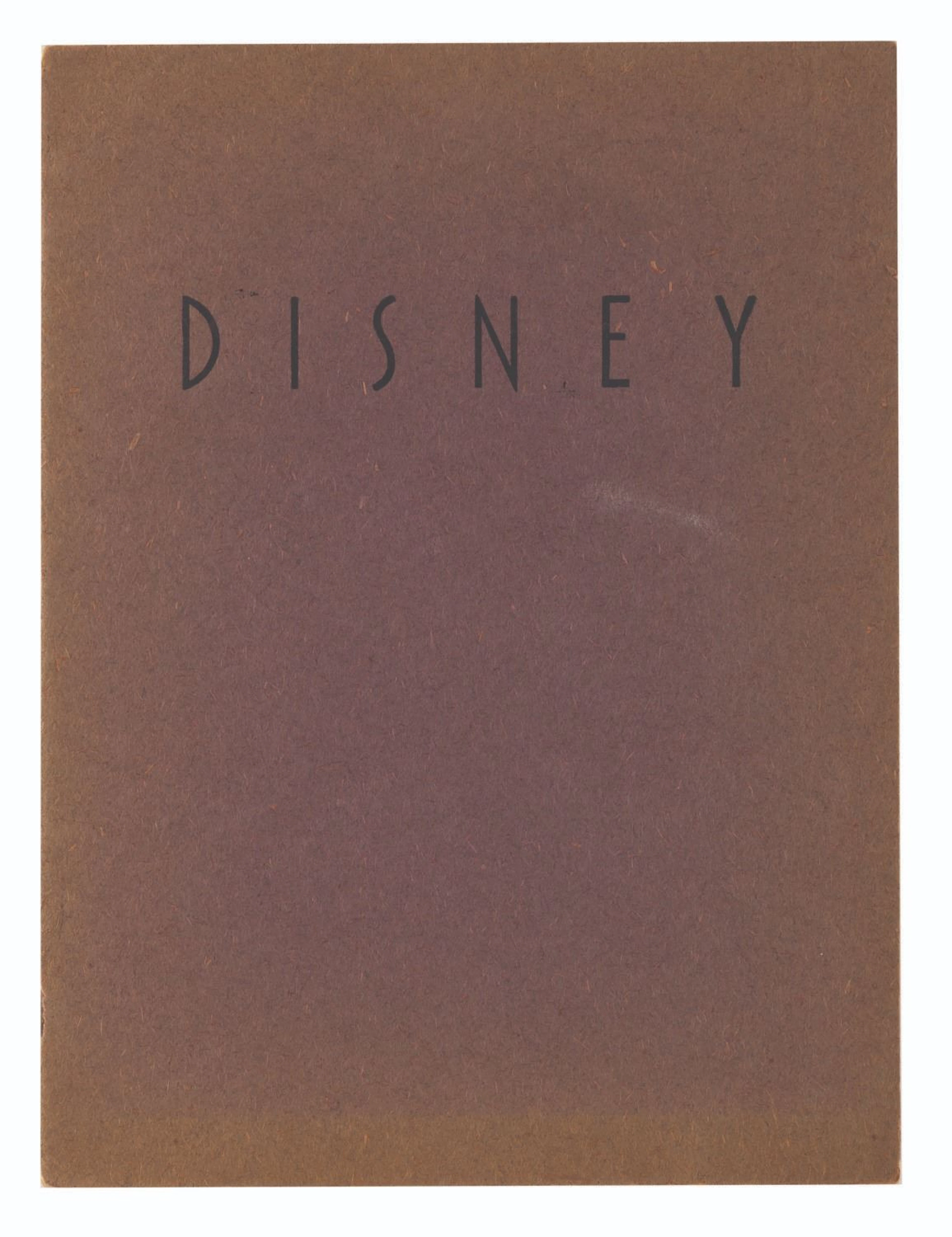 A Rare Walt Disney Retrospective Exhibition Catalog.