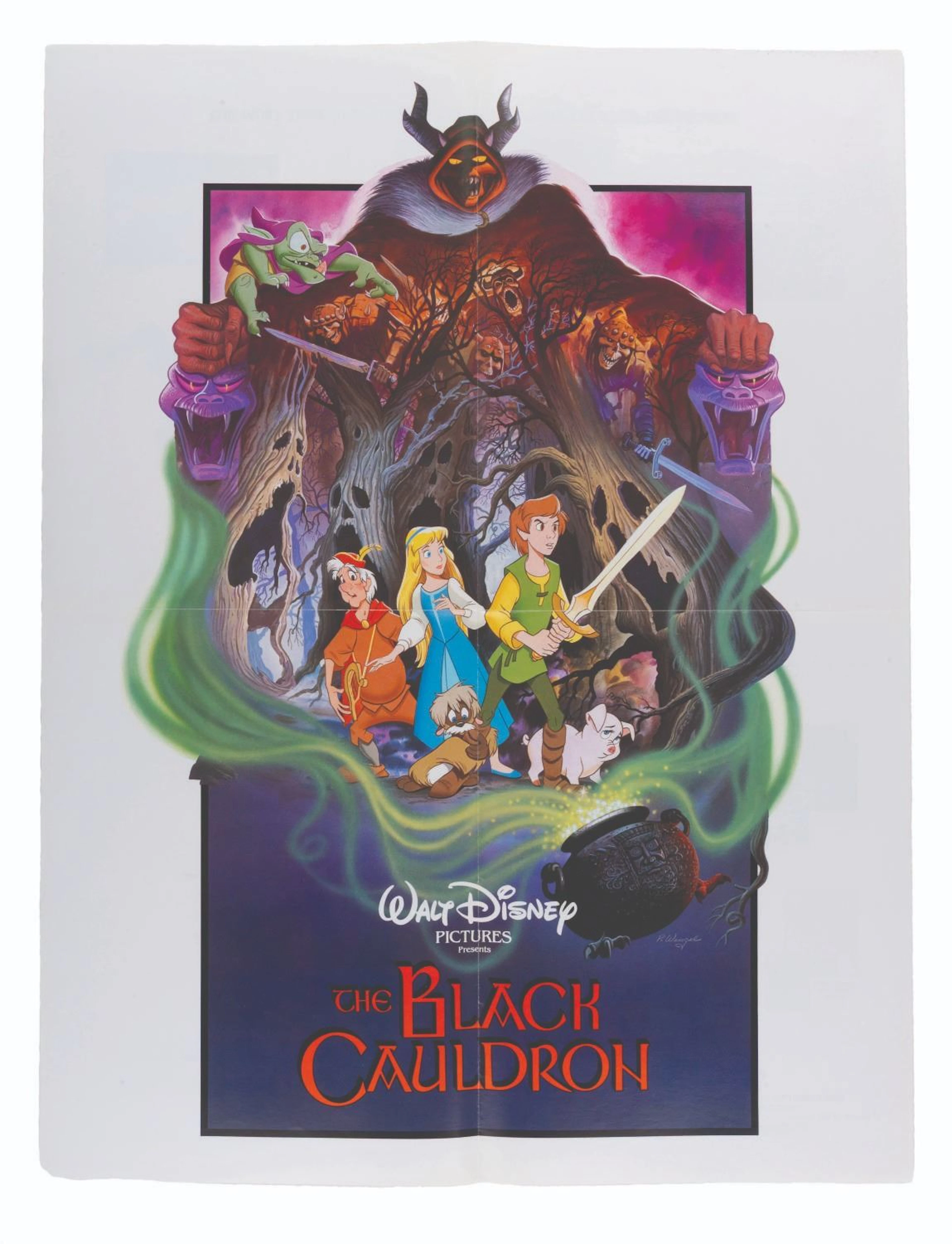A "The Black Cauldron" Promotional Poster.