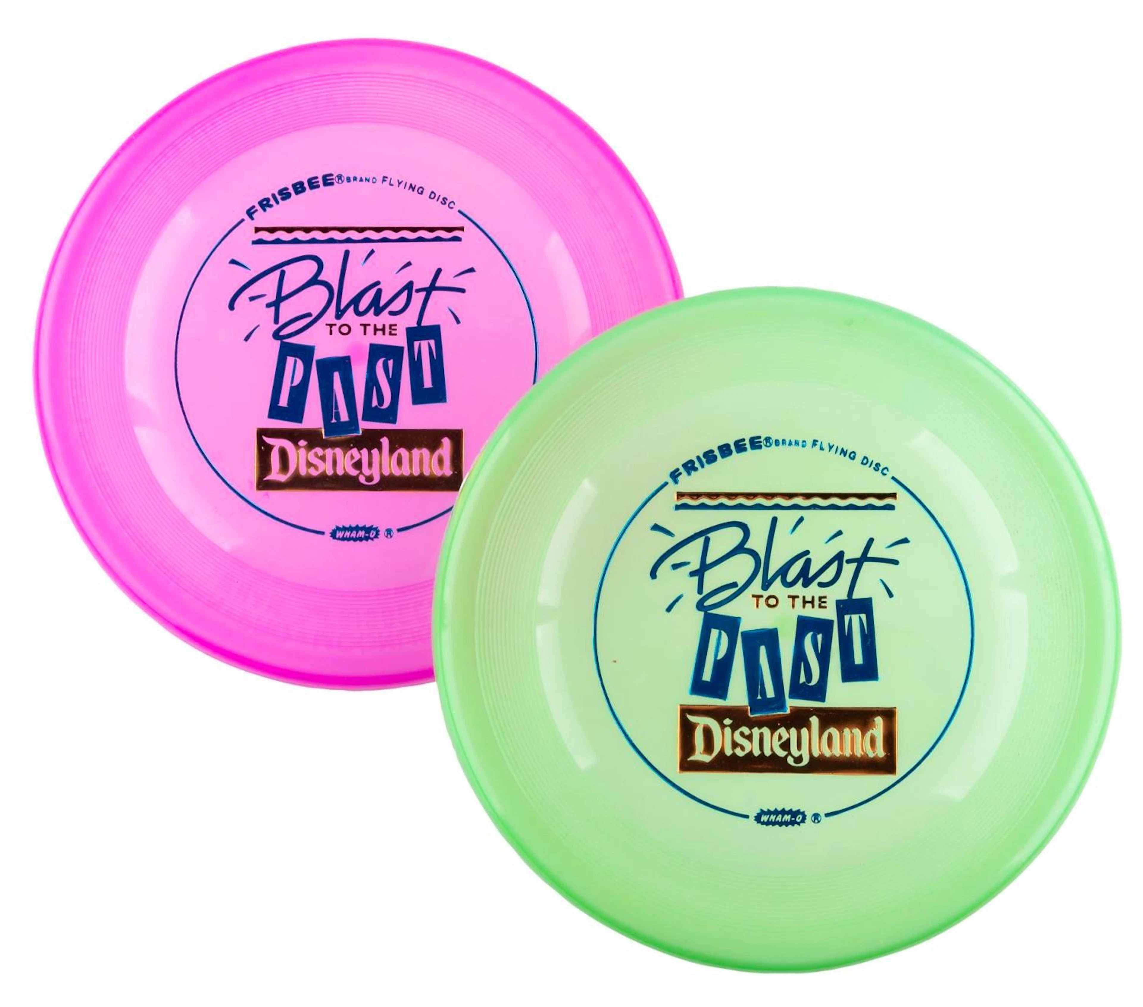 A Pair of Blast to the Past Frisbees.