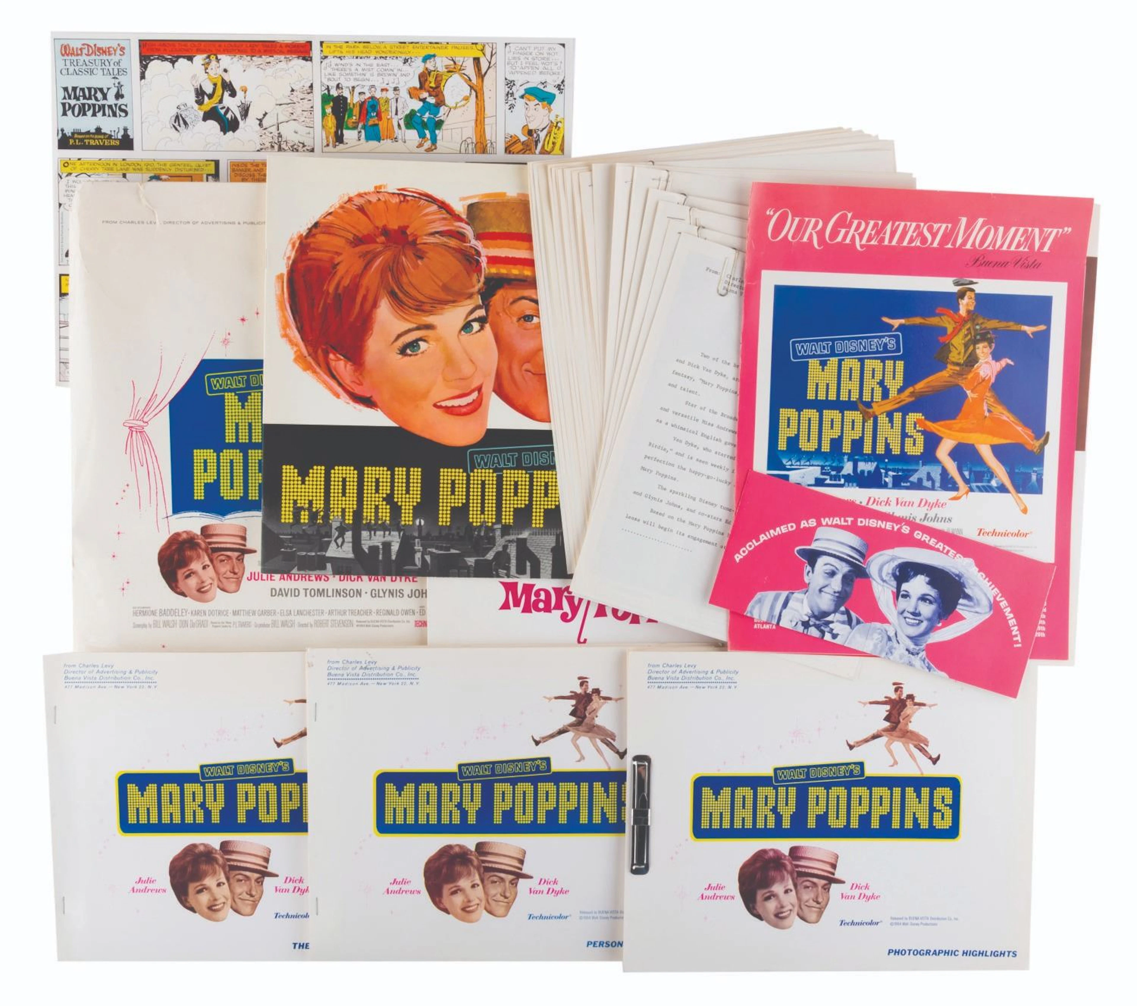 A "Mary Poppins" Advance Campaign Materials Kit.