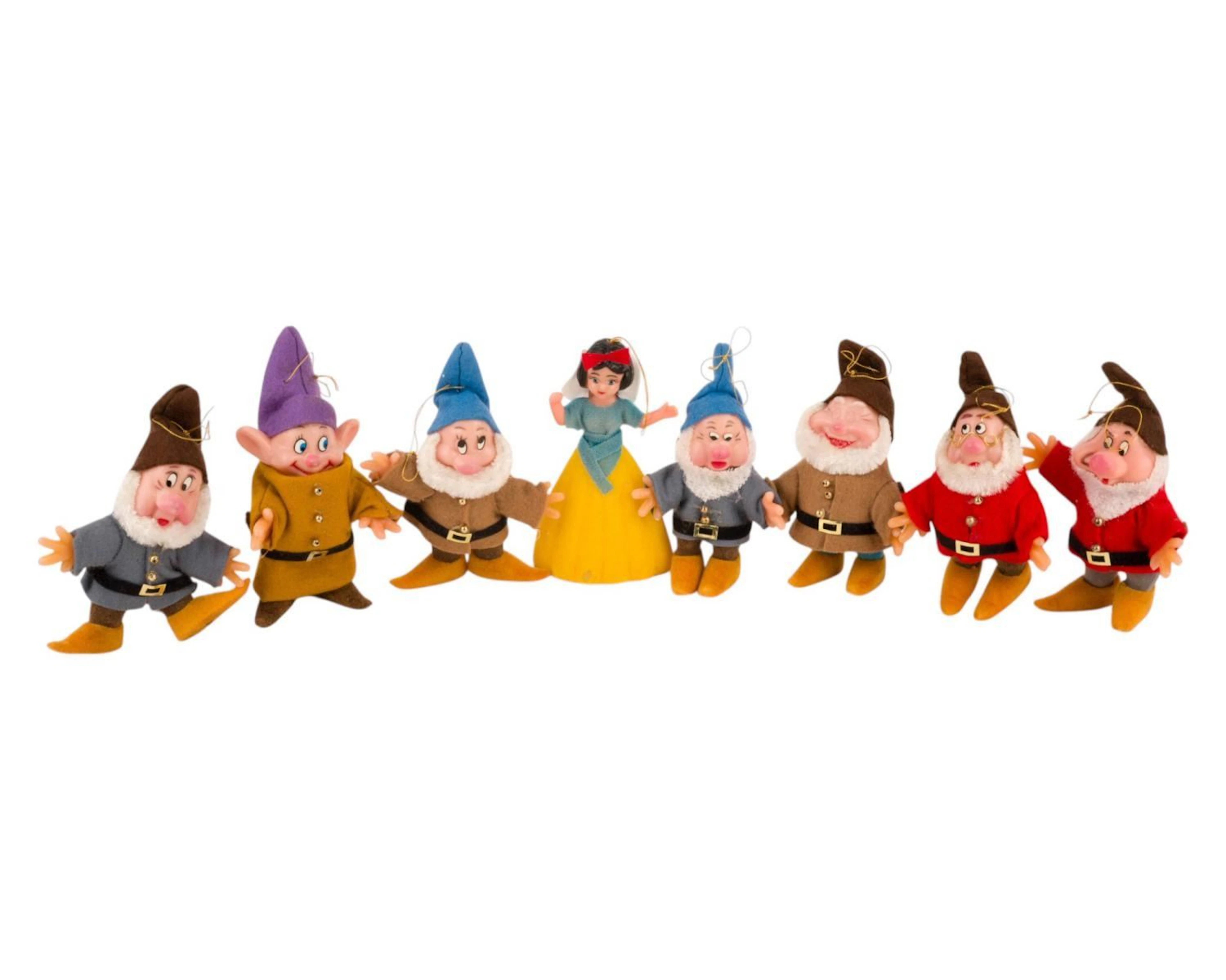 A “Snow White and the Seven Dwarfs” Ornament Set.
