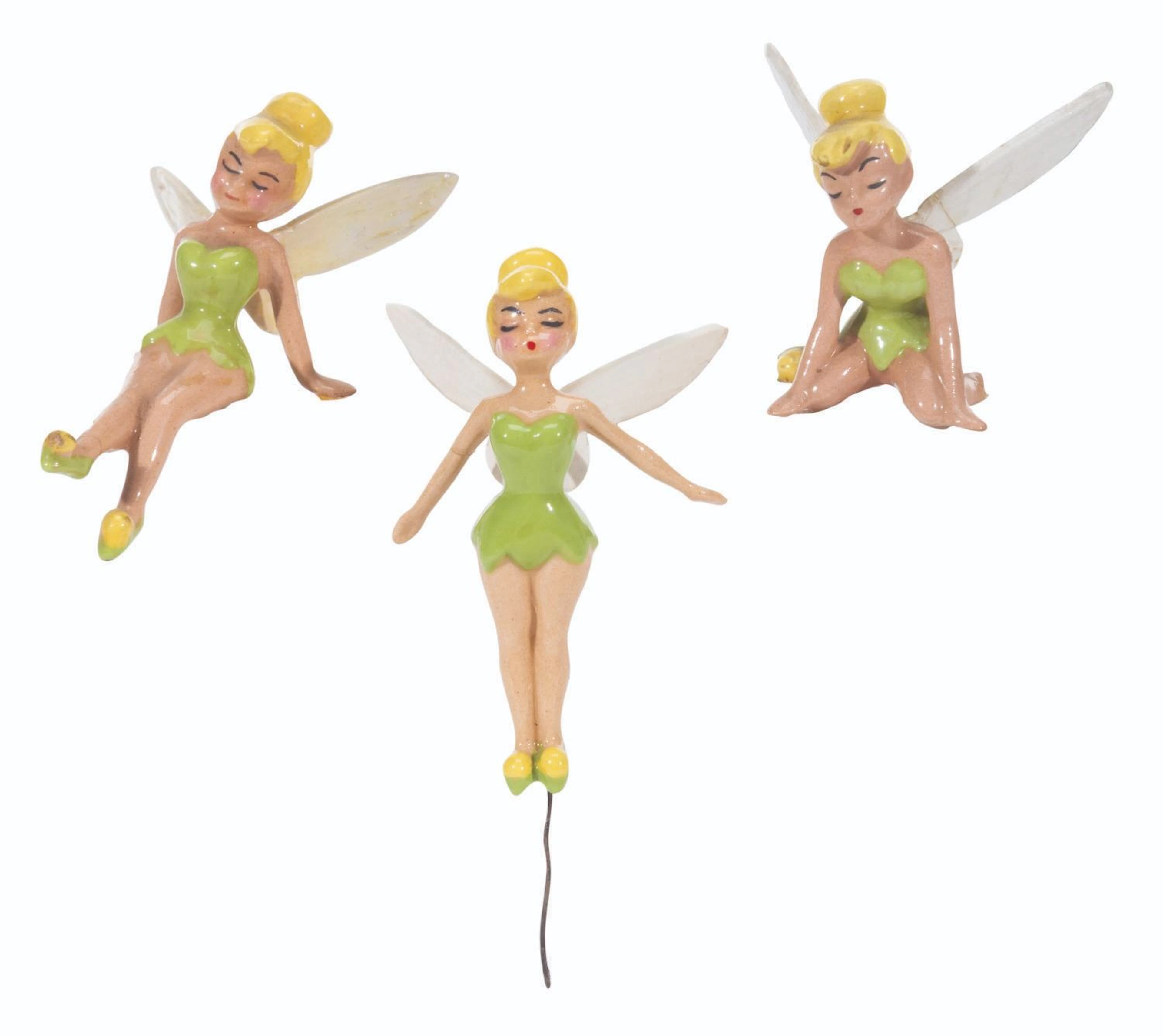 A Collection of Hagen-Renaker Tinker Bell Figurines.