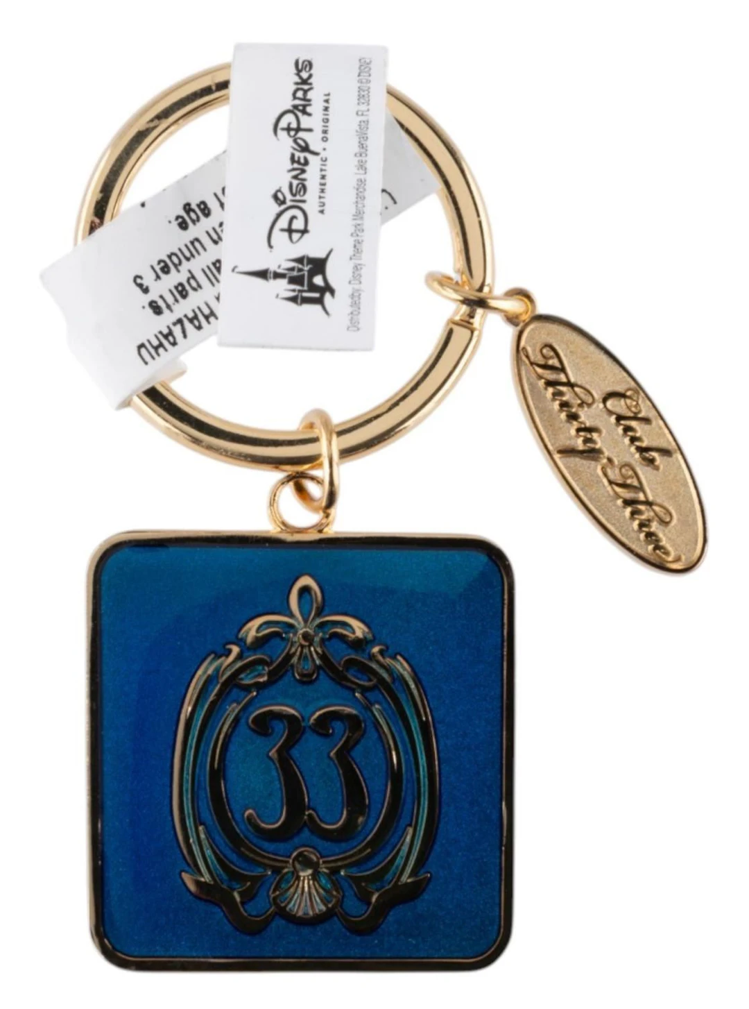 A Club 33 50th Anniversary Key Chain.