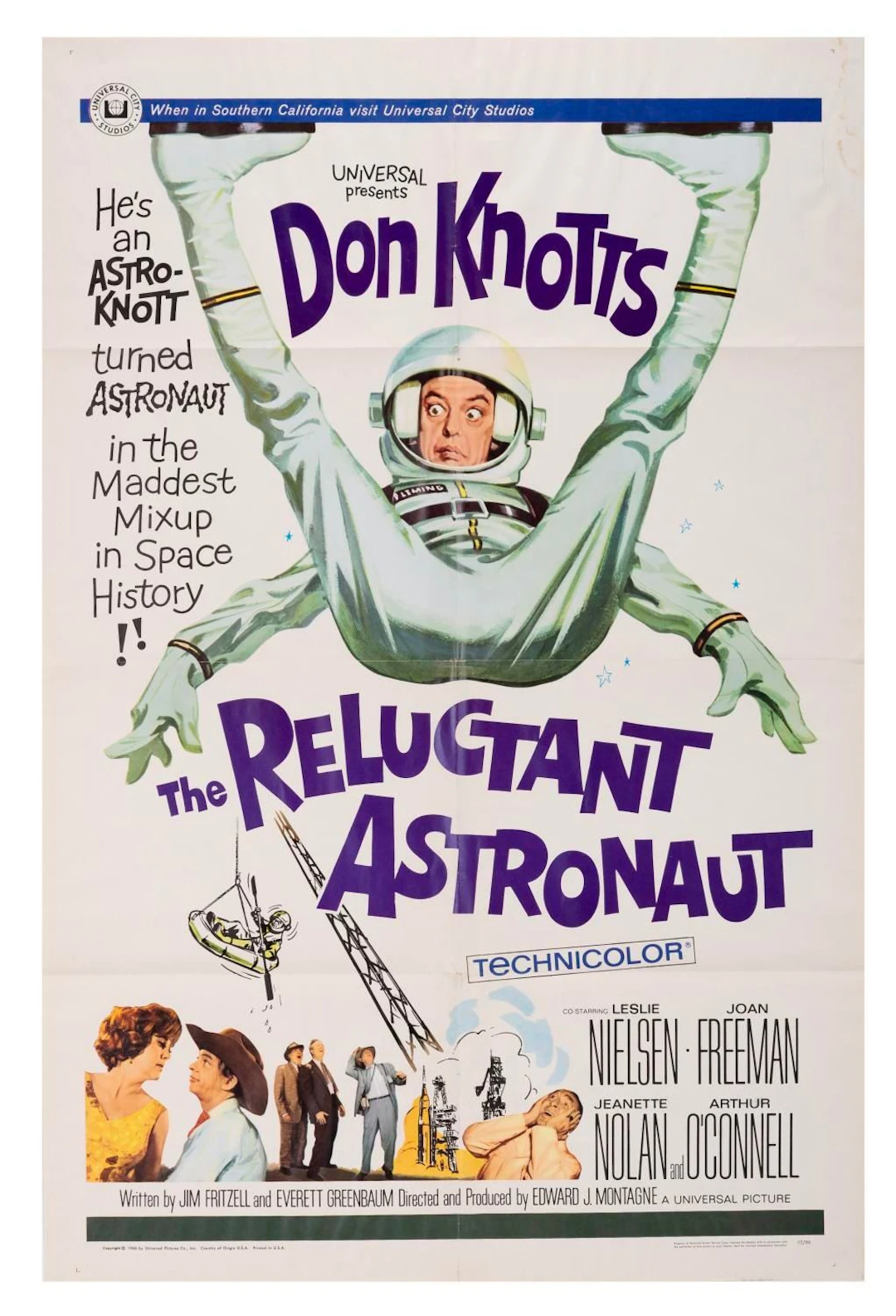 A "The Reluctant Astronaut" One-Sheet.