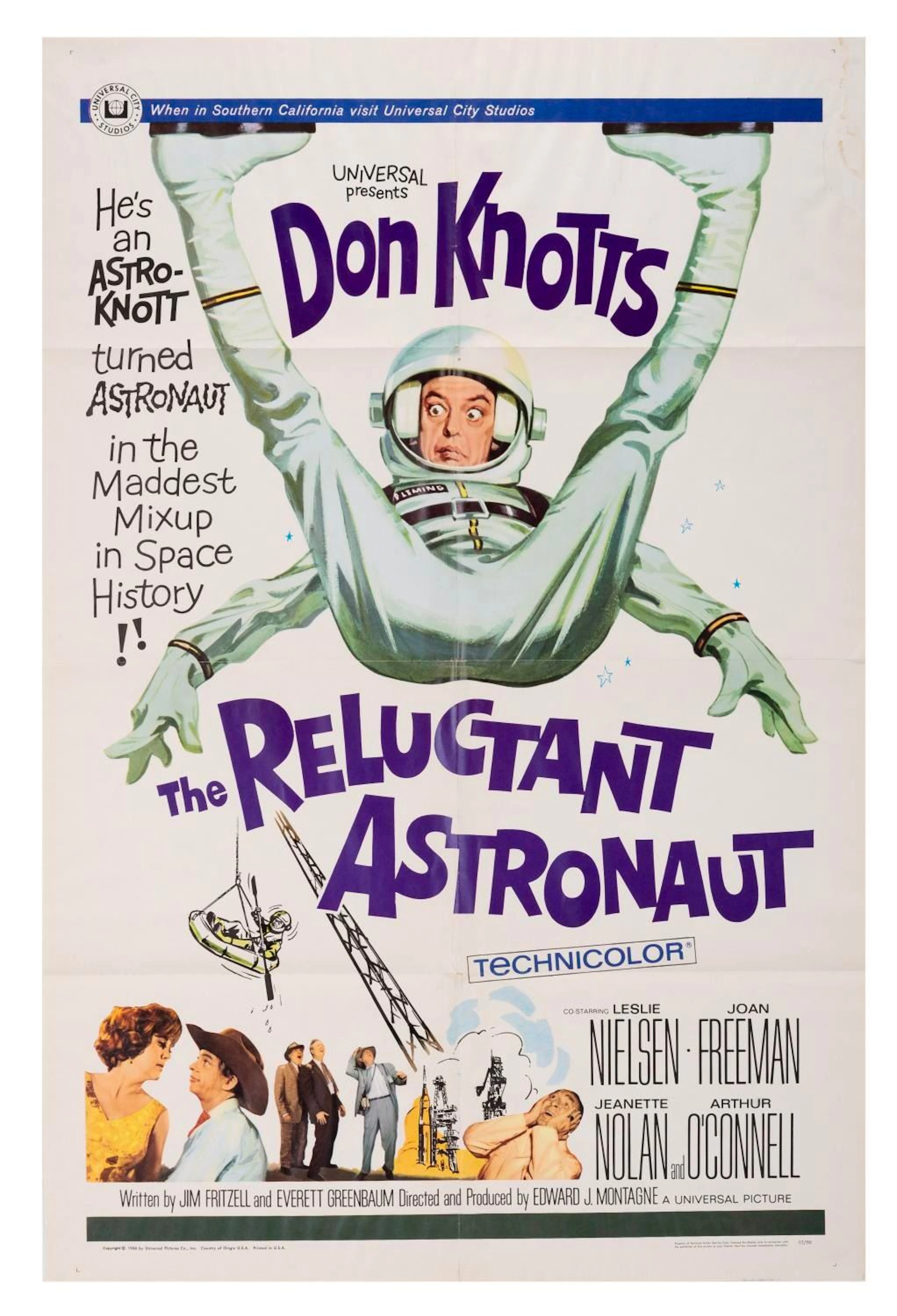 A "The Reluctant Astronaut" One-Sheet.