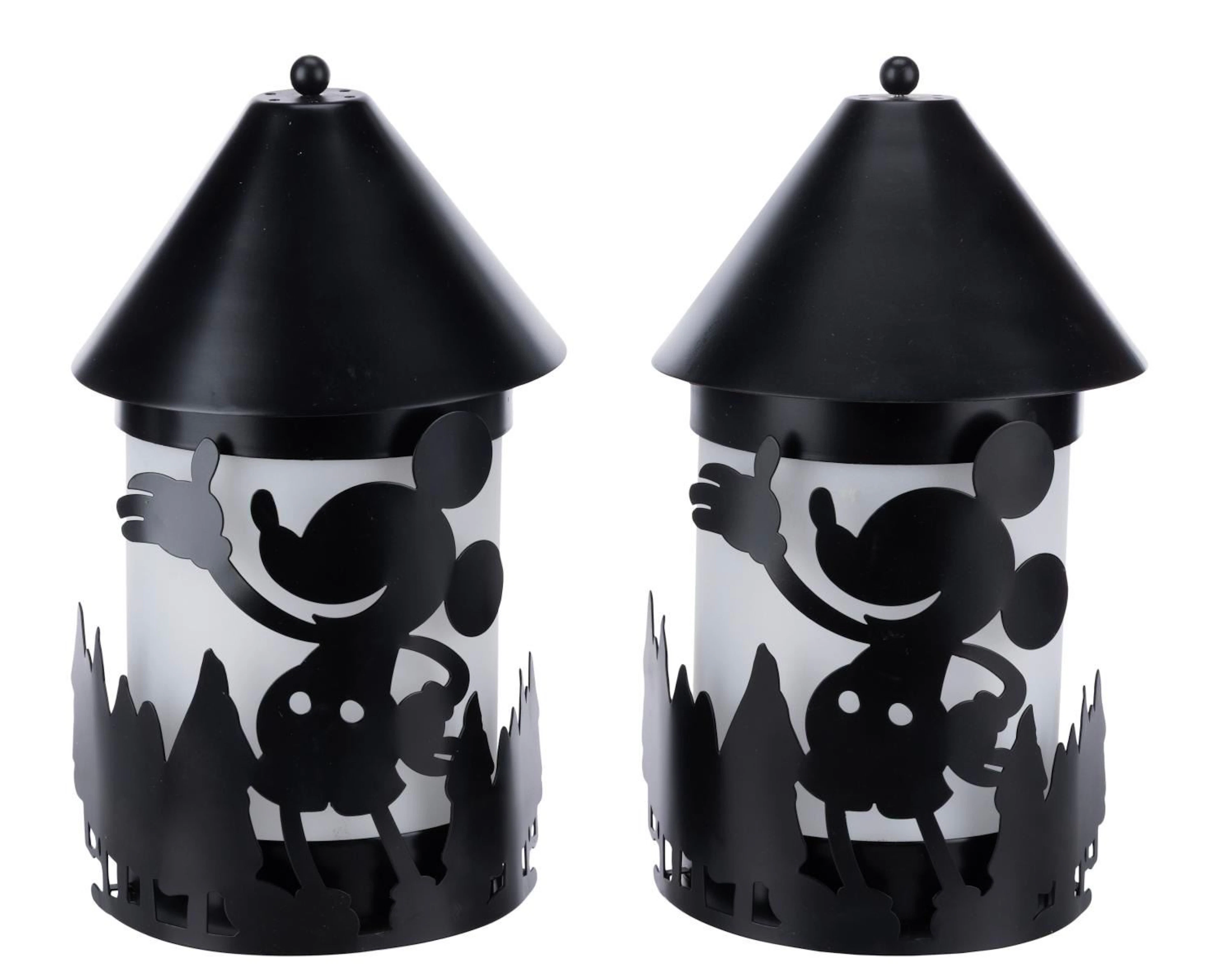 A Pair of Mickey Mouse Electric Lamps.