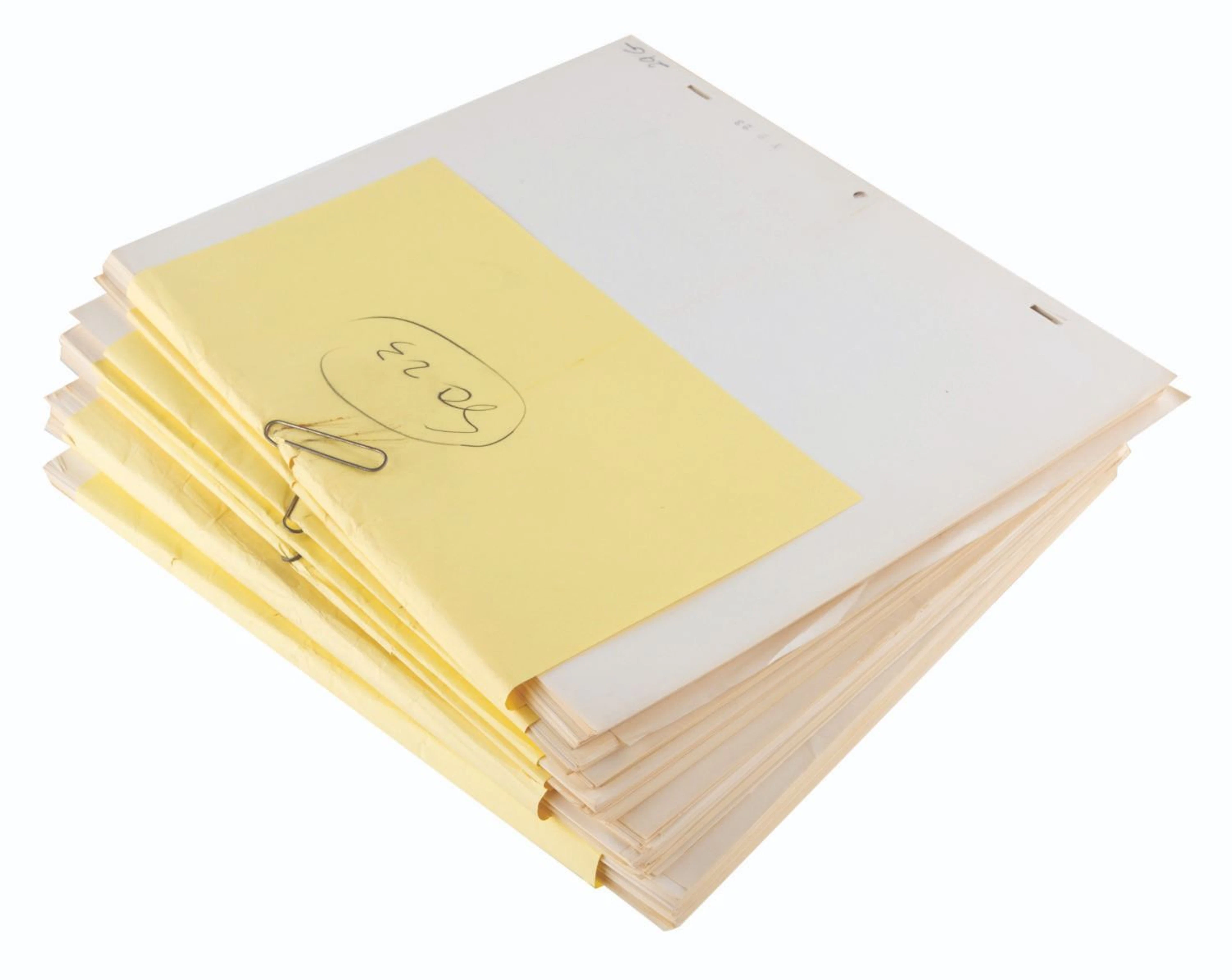 A Large Collection of "The Henpecks" Production Drawings.