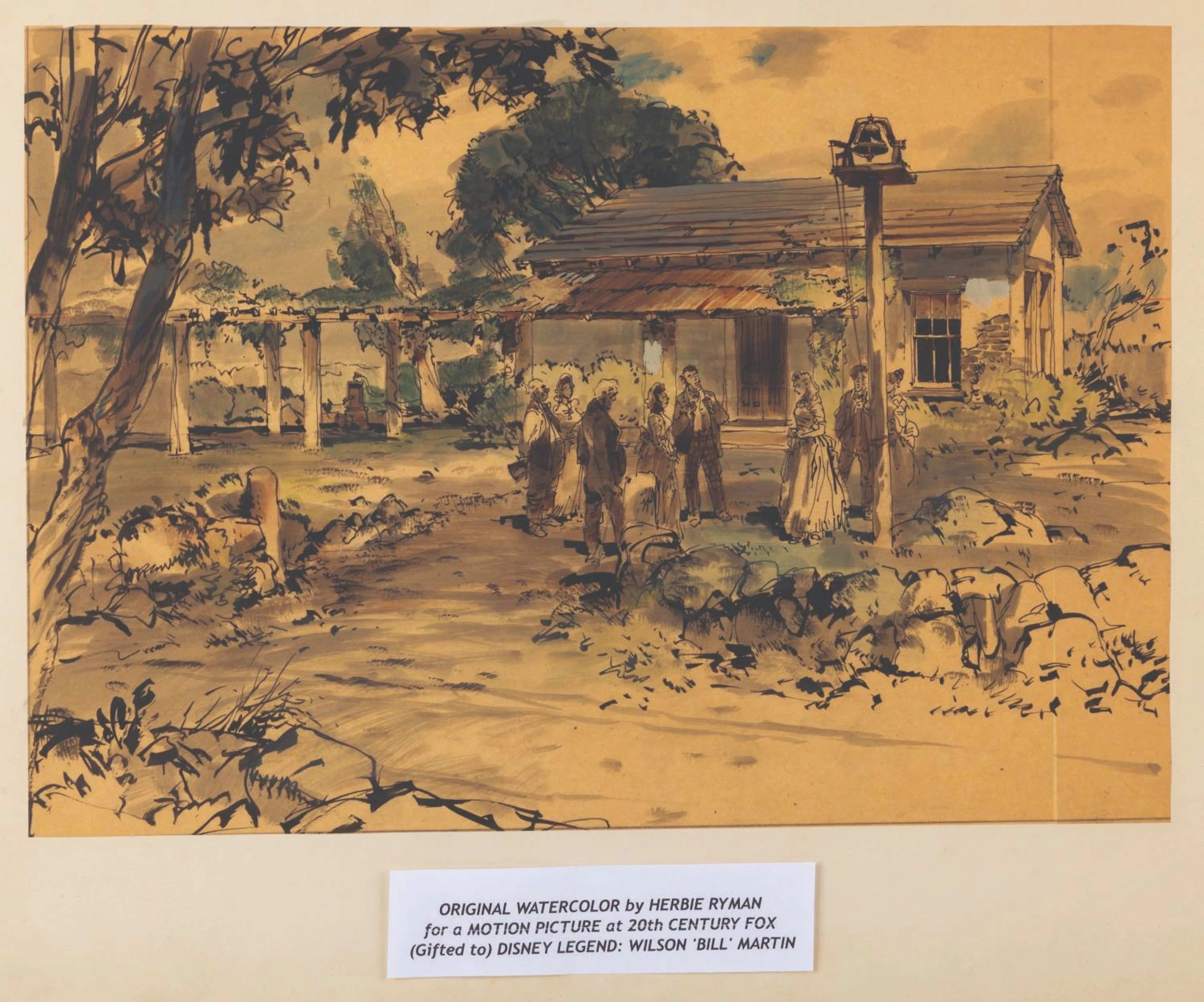 An Original Herb Ryman Concept Painting.