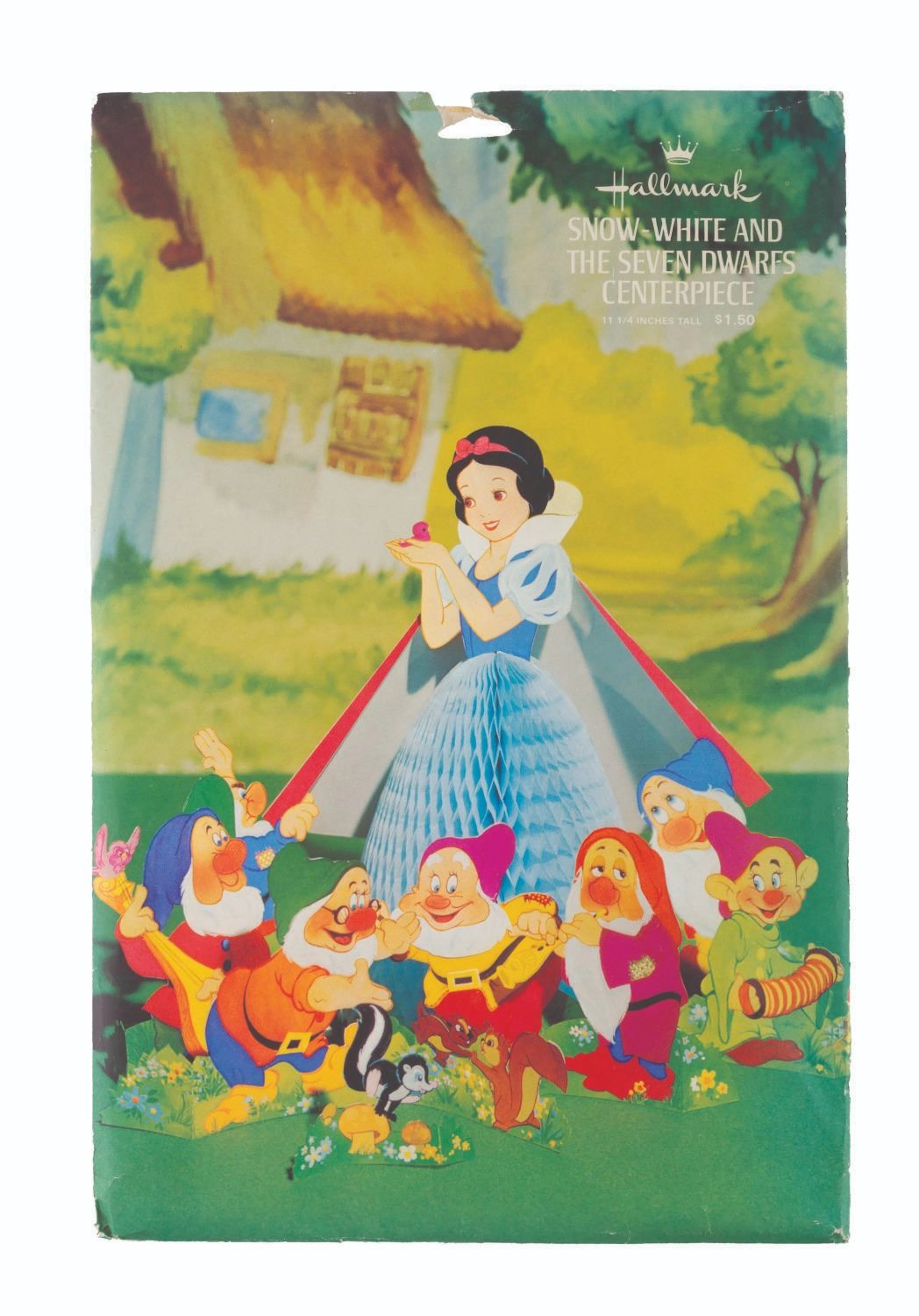 A "Snow White and the Seven Dwarfs" Centerpiece Decoration.