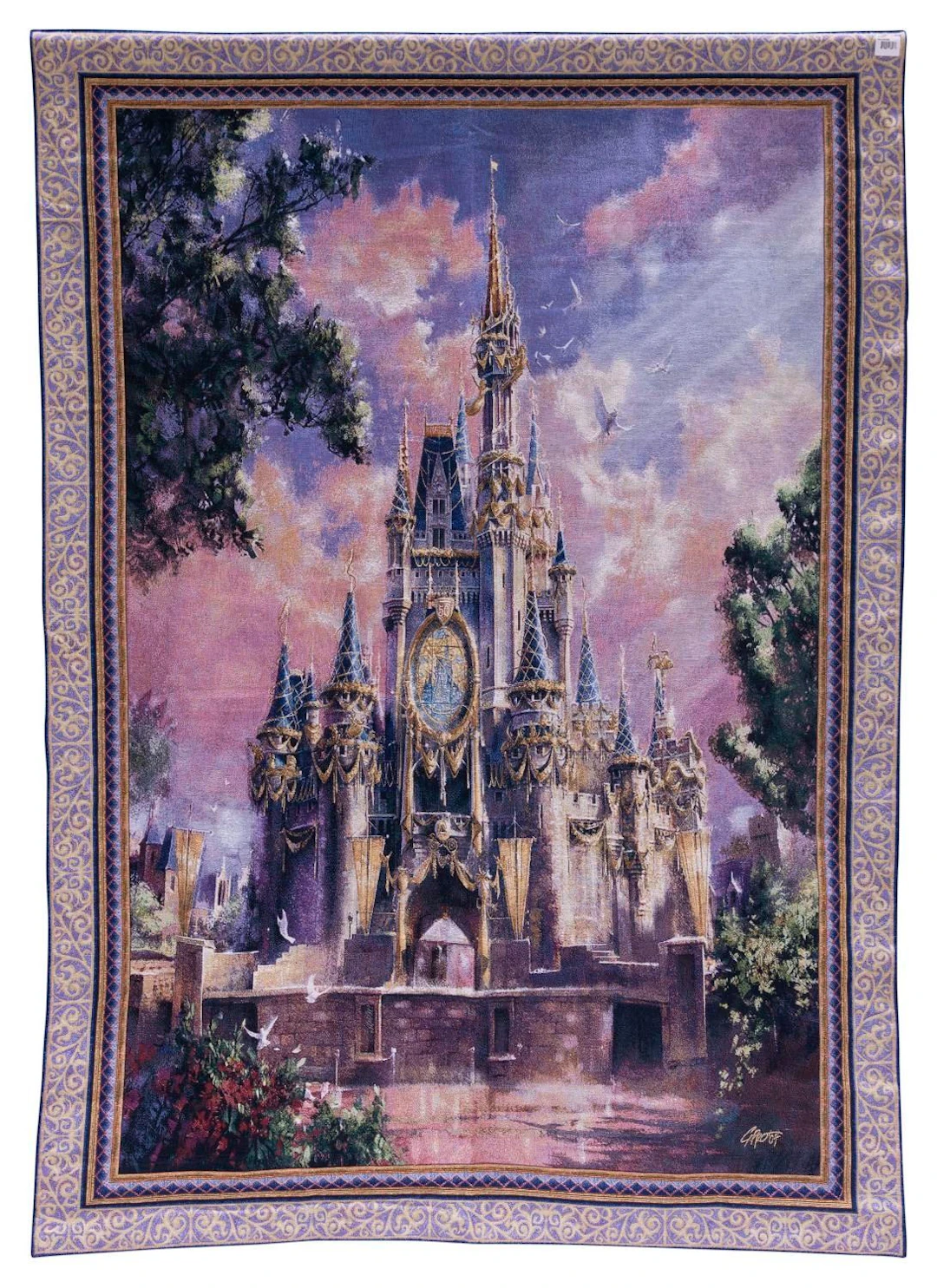 A Cinderella Castle Tapestry.