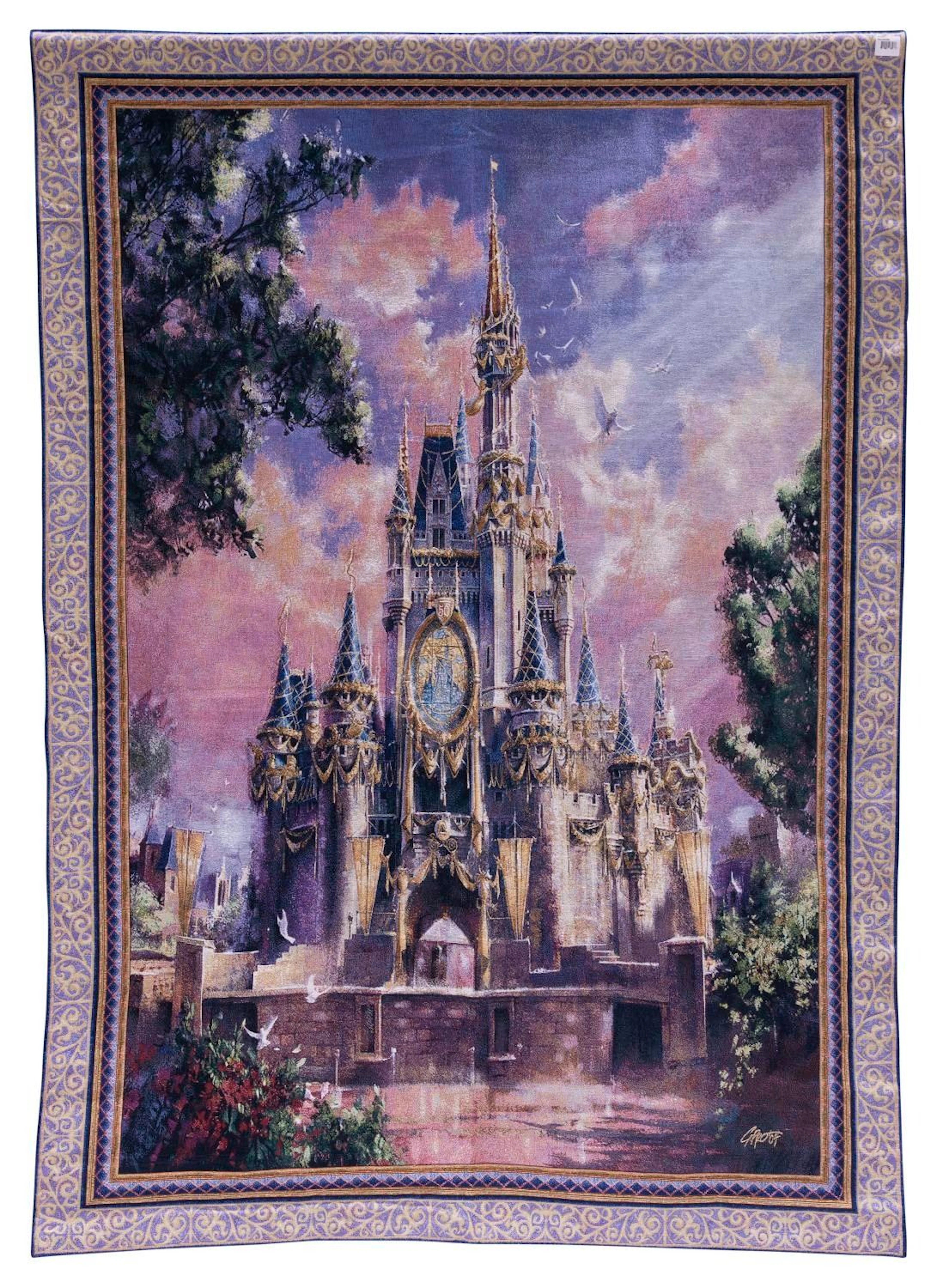 A Cinderella Castle Tapestry.