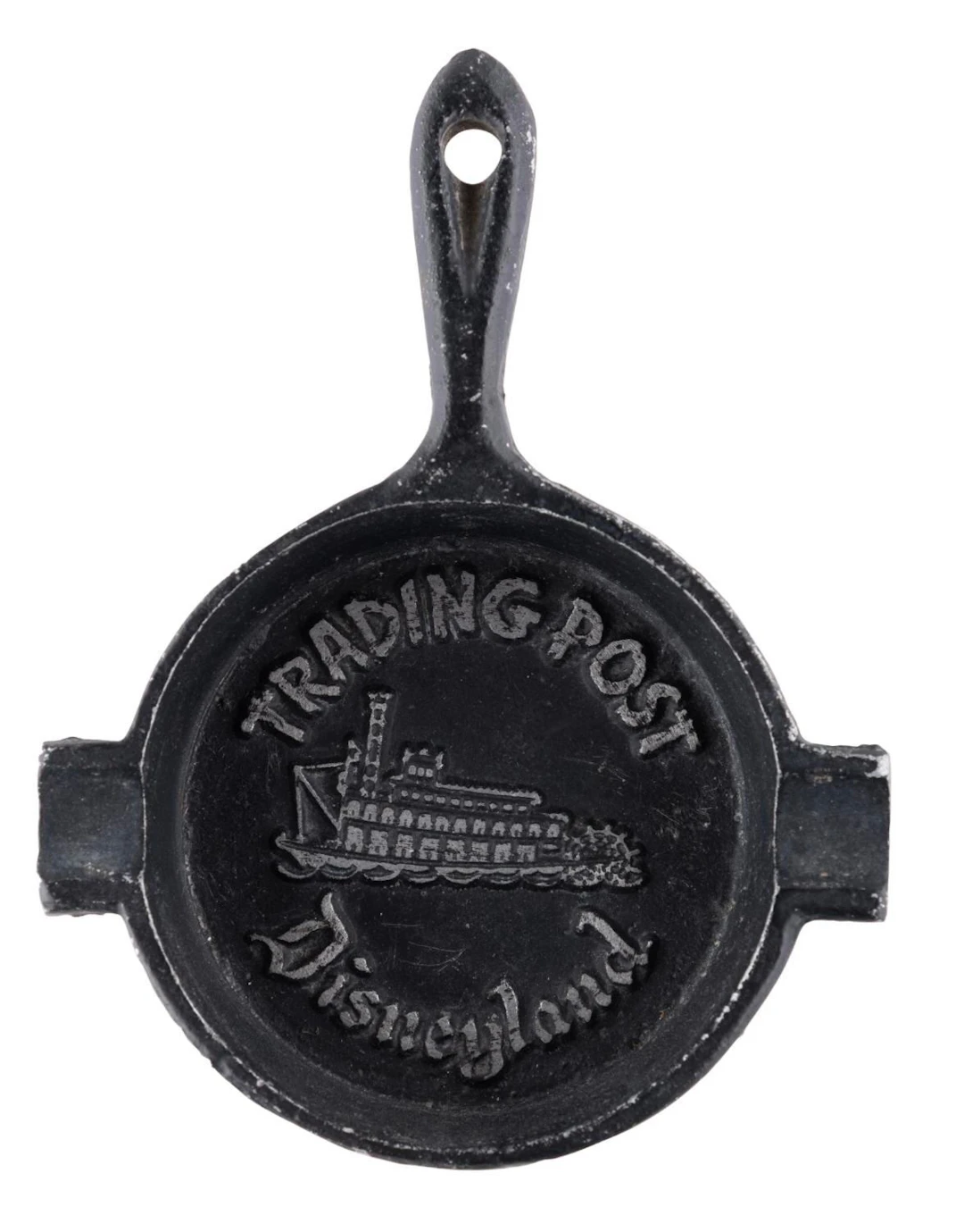 A Cast Iron Disneyland Trading Post Ashtray.
