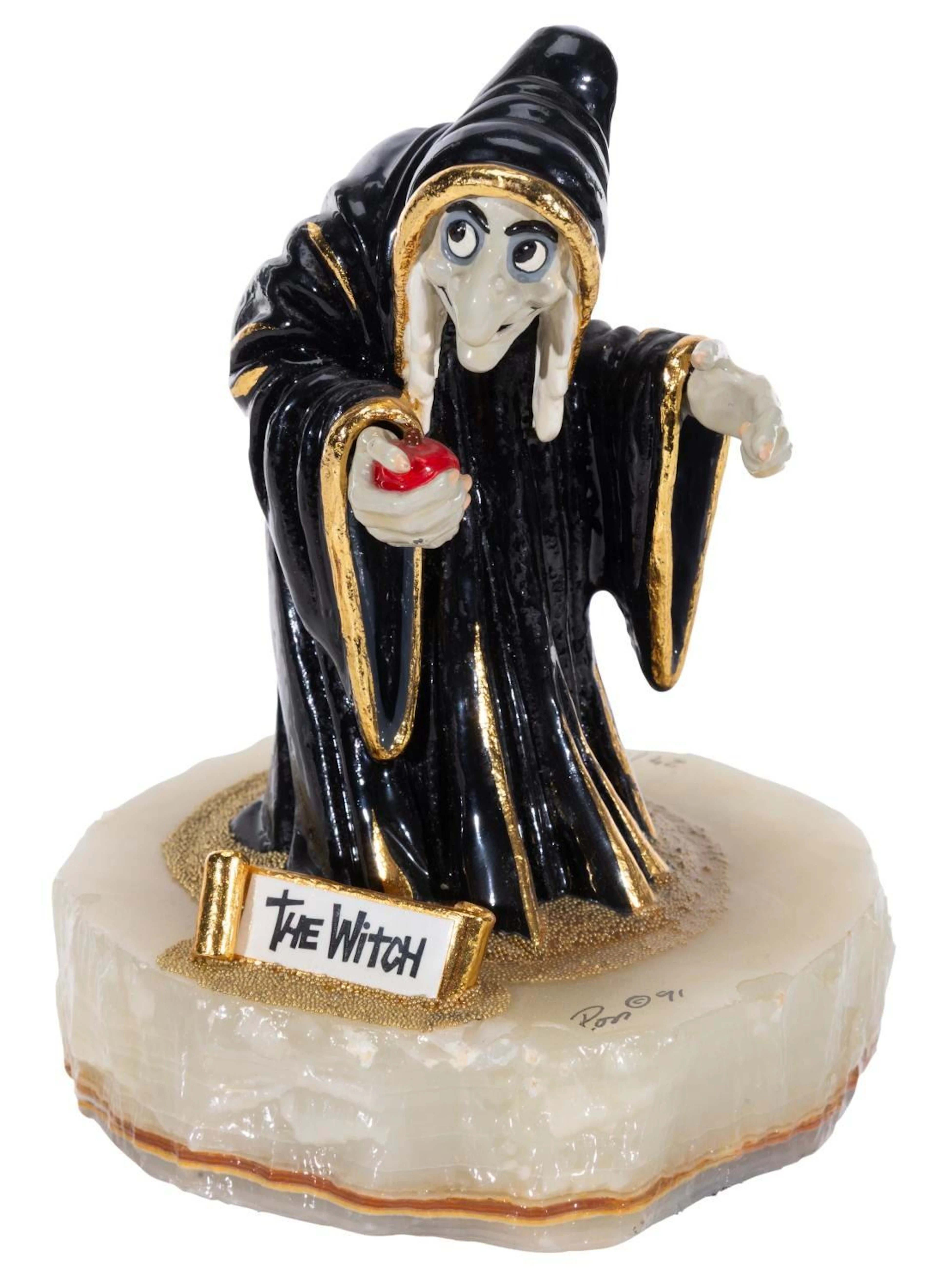 A"Snow White" Old Hag Sculpture.